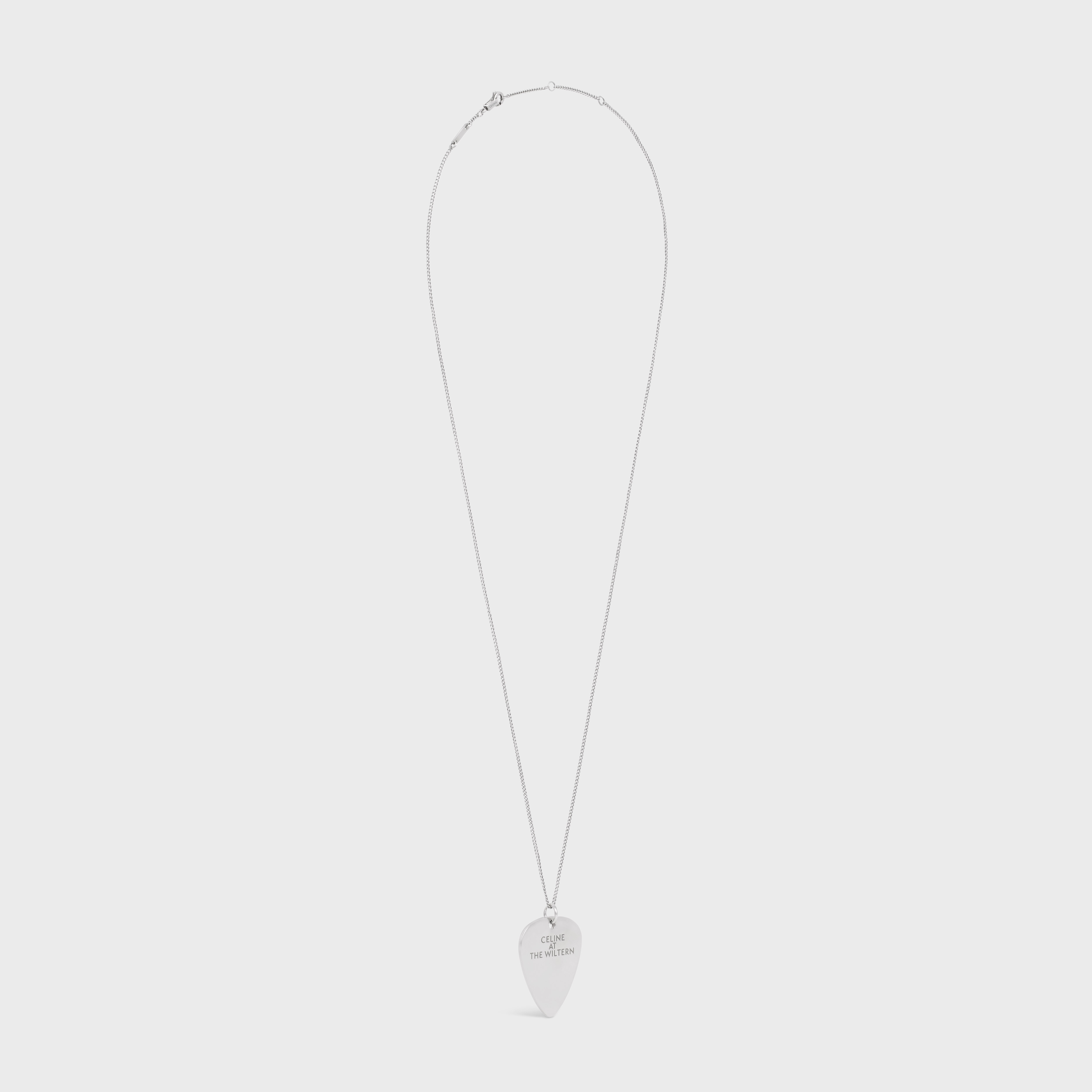 Celine At the Wiltern Mediator Necklace in Brass with Rhodium finish - 3