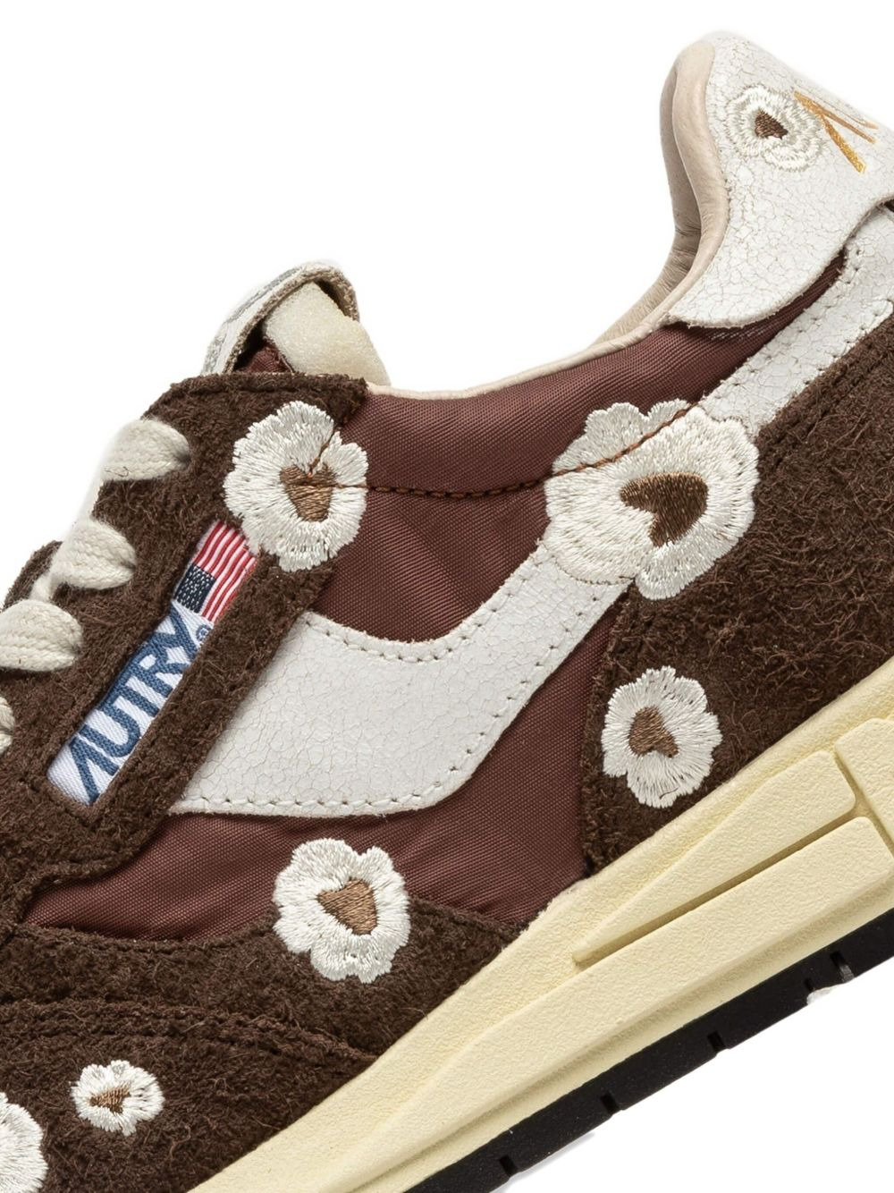 REELWIND embroidered-flower sneakers - 5