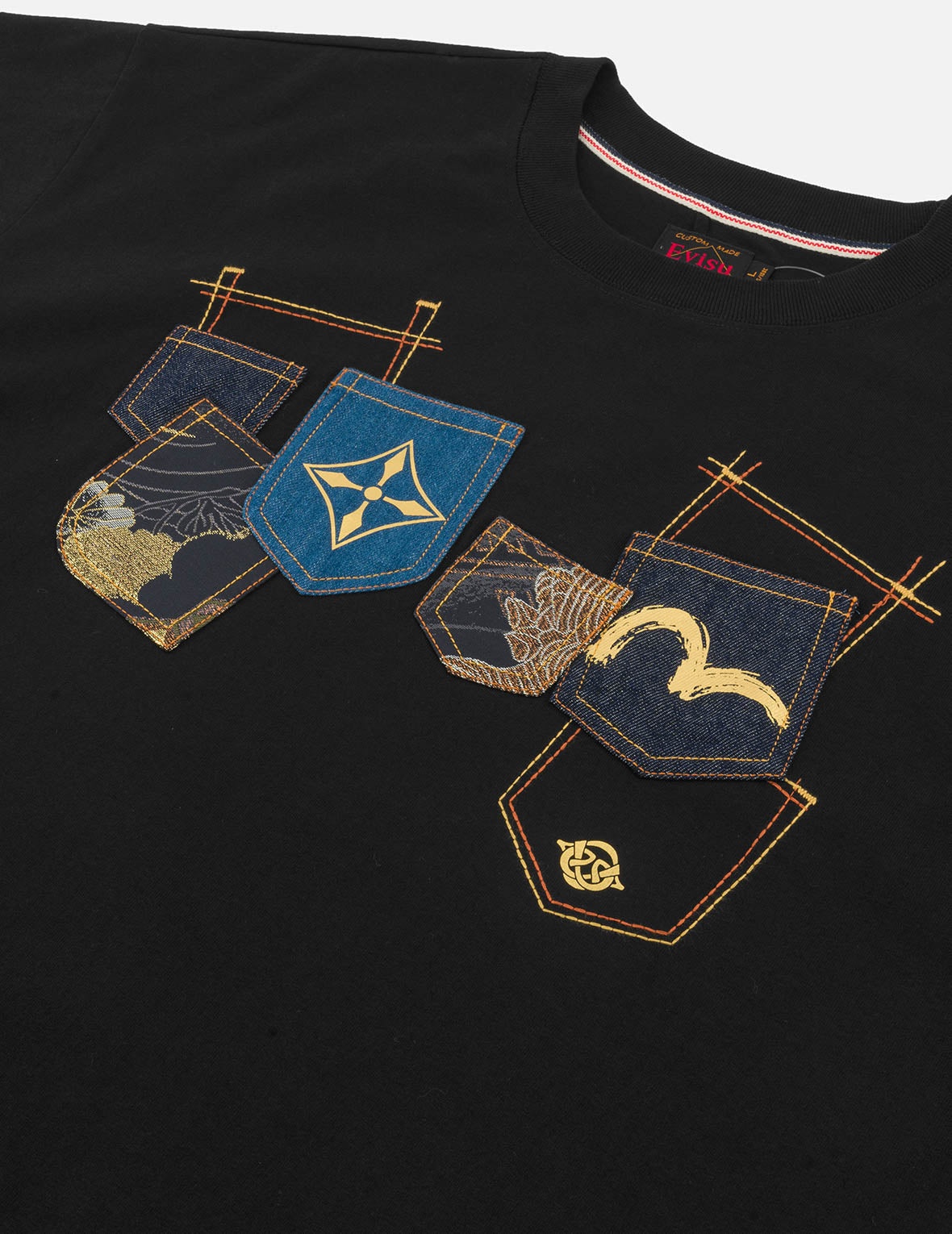 Multi-Pocket and Multi-Print Relax Fit T-shirt - 6