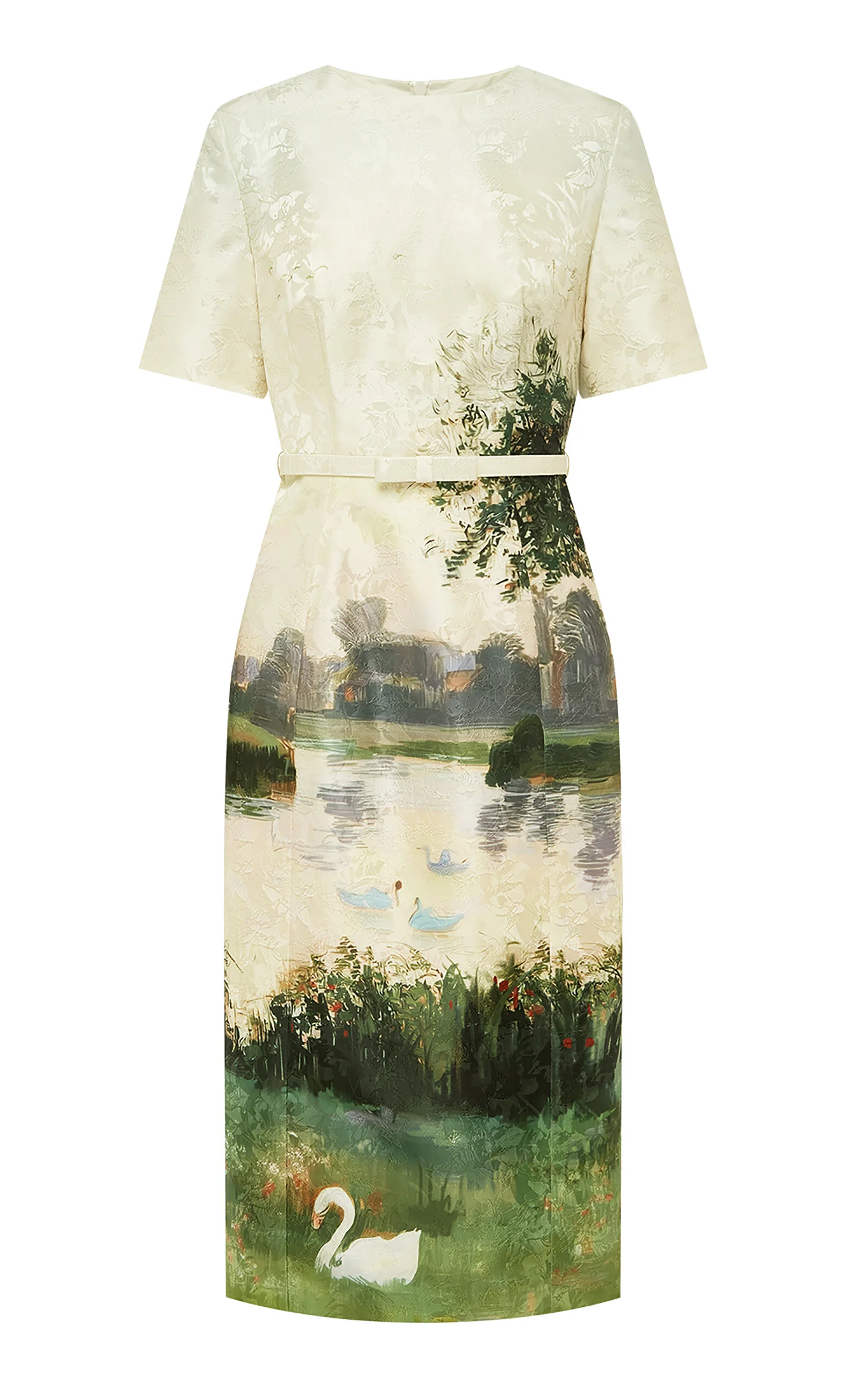 Elizabeth Jacquard Midi Dress print - 1