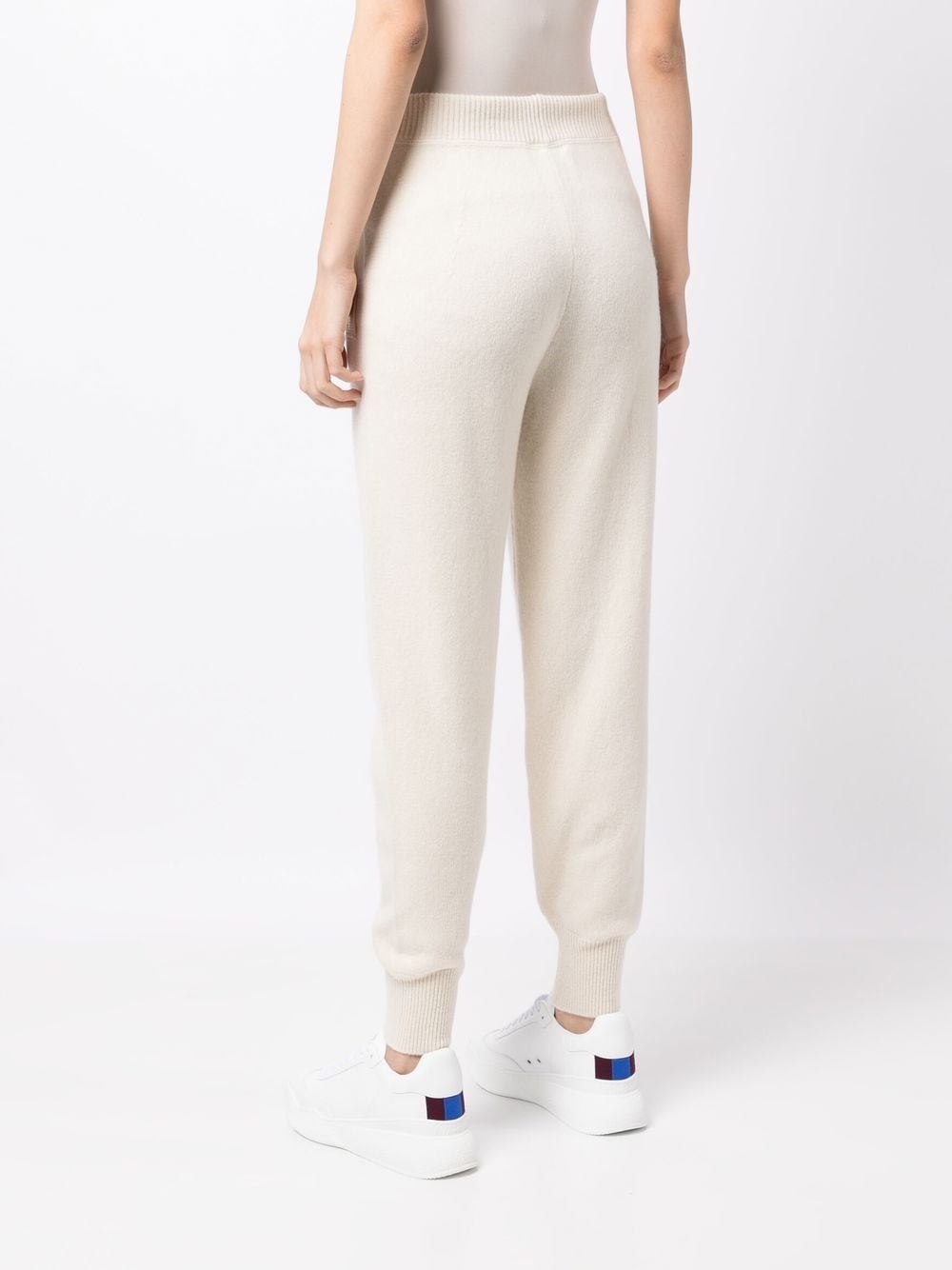 wool-cashmere knit trousers - 4