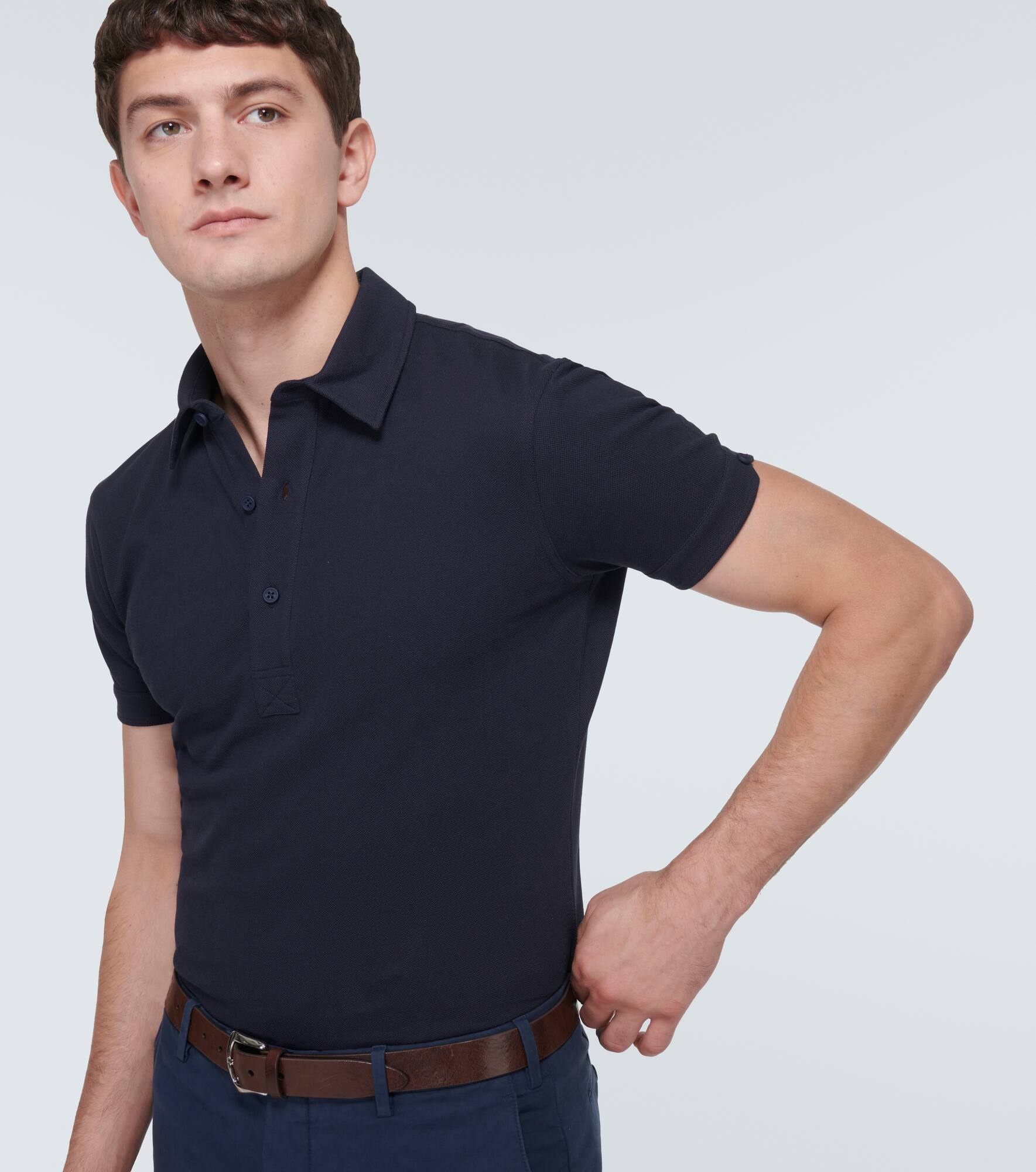 Sebastian cotton piqué polo shirt - 5