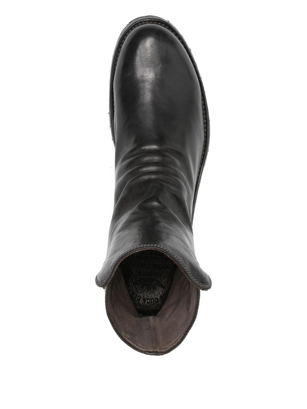 Ikonic 004 side-zip calf-leather boots - 4