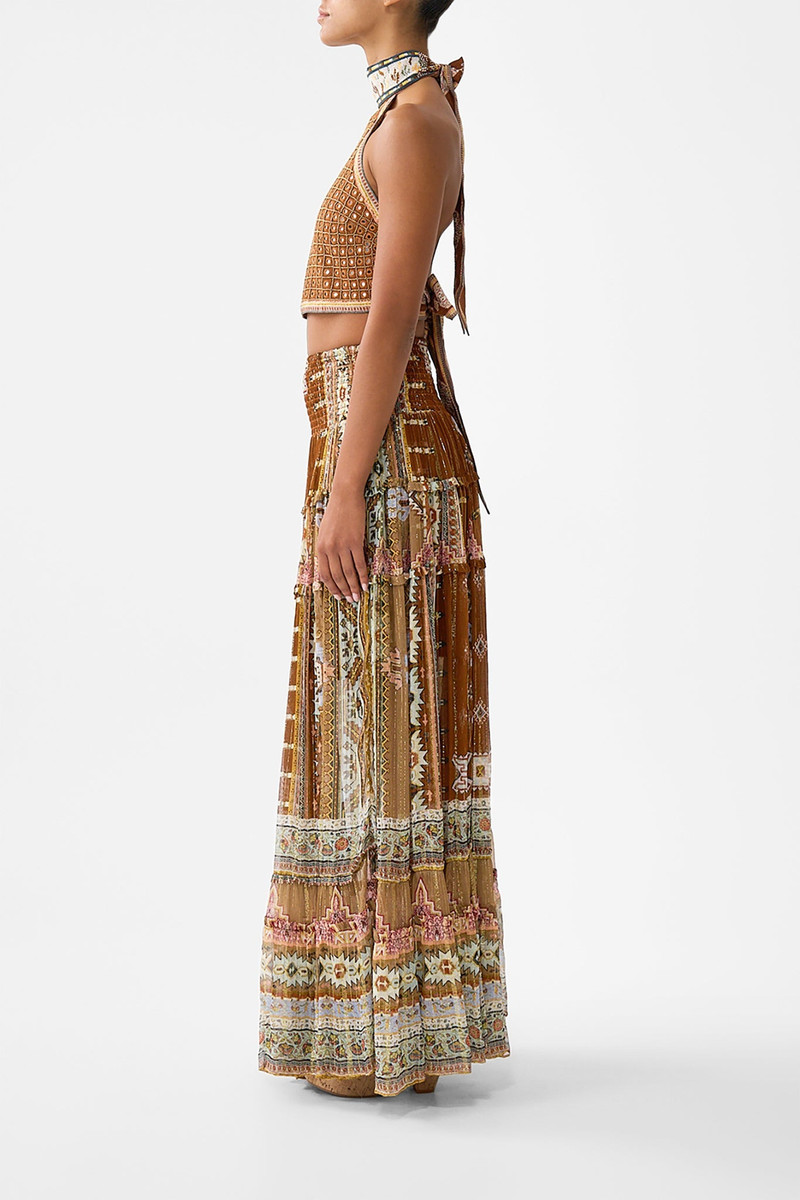 4 TIERED GATHERED SKIRT 3