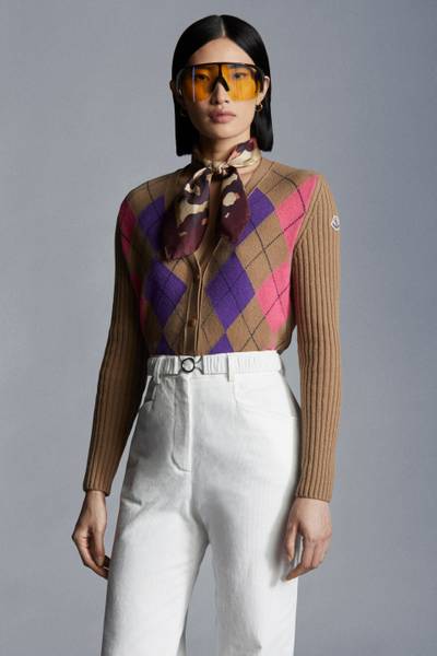 Moncler Argyle Pattern Cardigan outlook