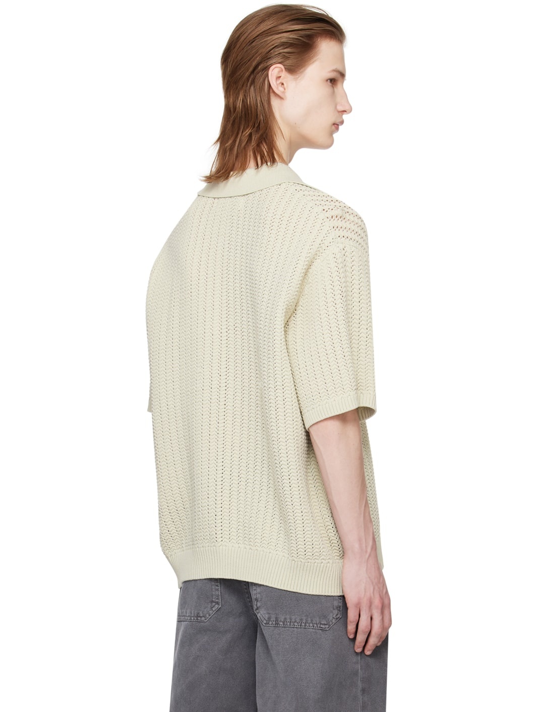 Green Half-Zip Polo - 3