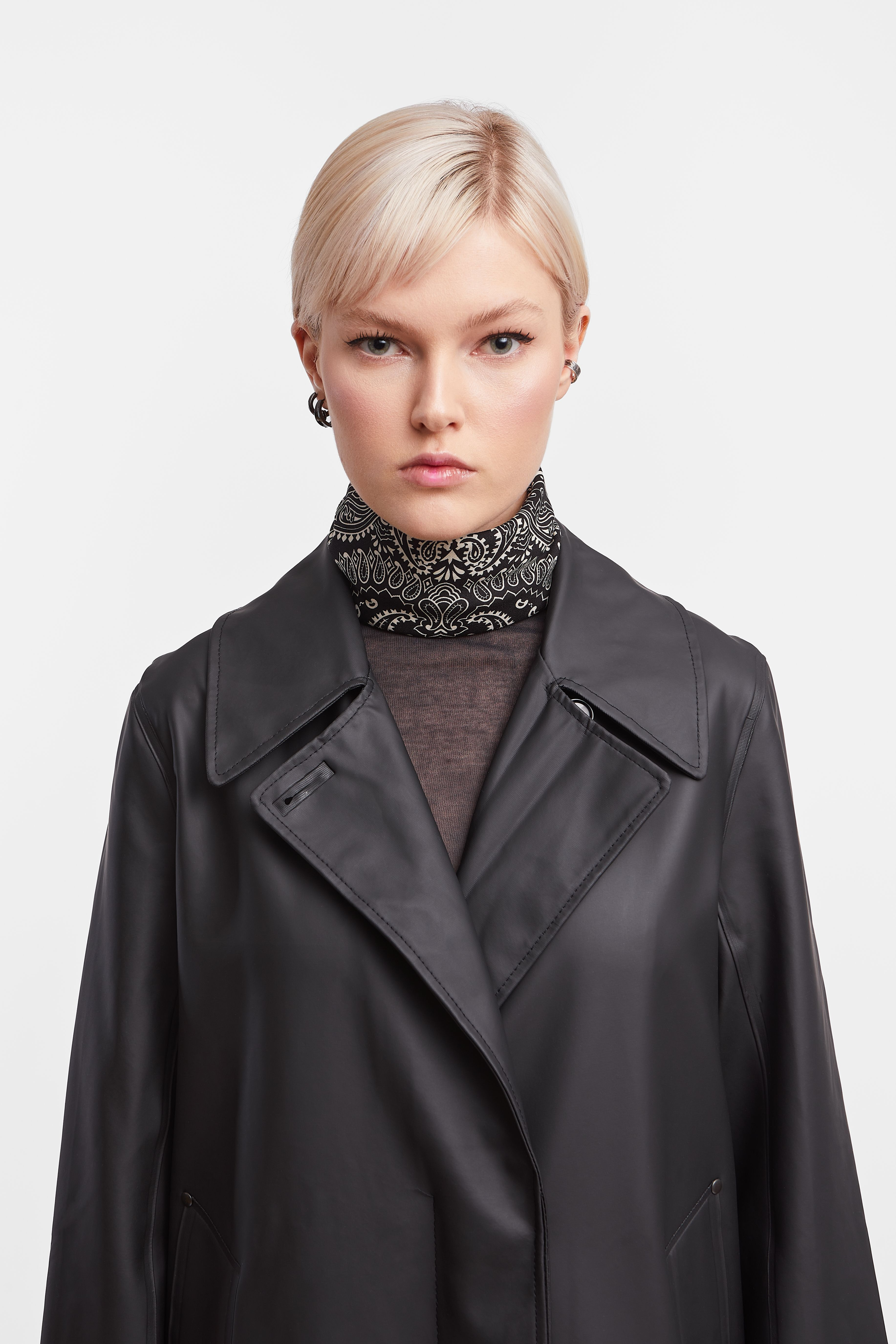 Mayfair Trench Coat Black - 7