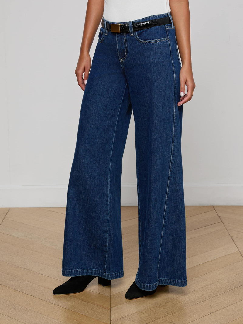 Savina Low-Rise Wide-Leg Jean 4