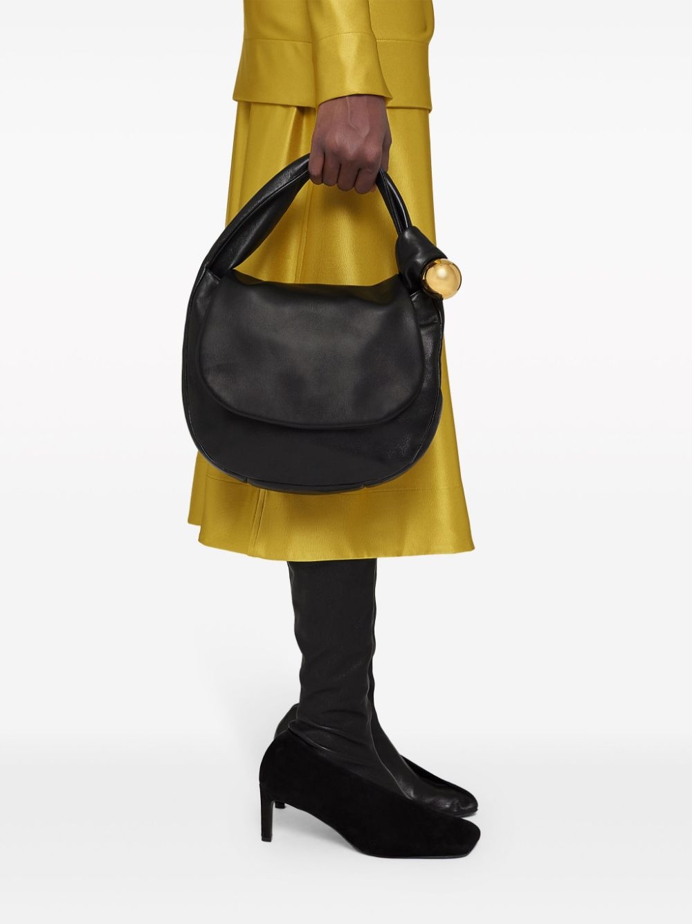 Sphere leather shoulder bag - 2