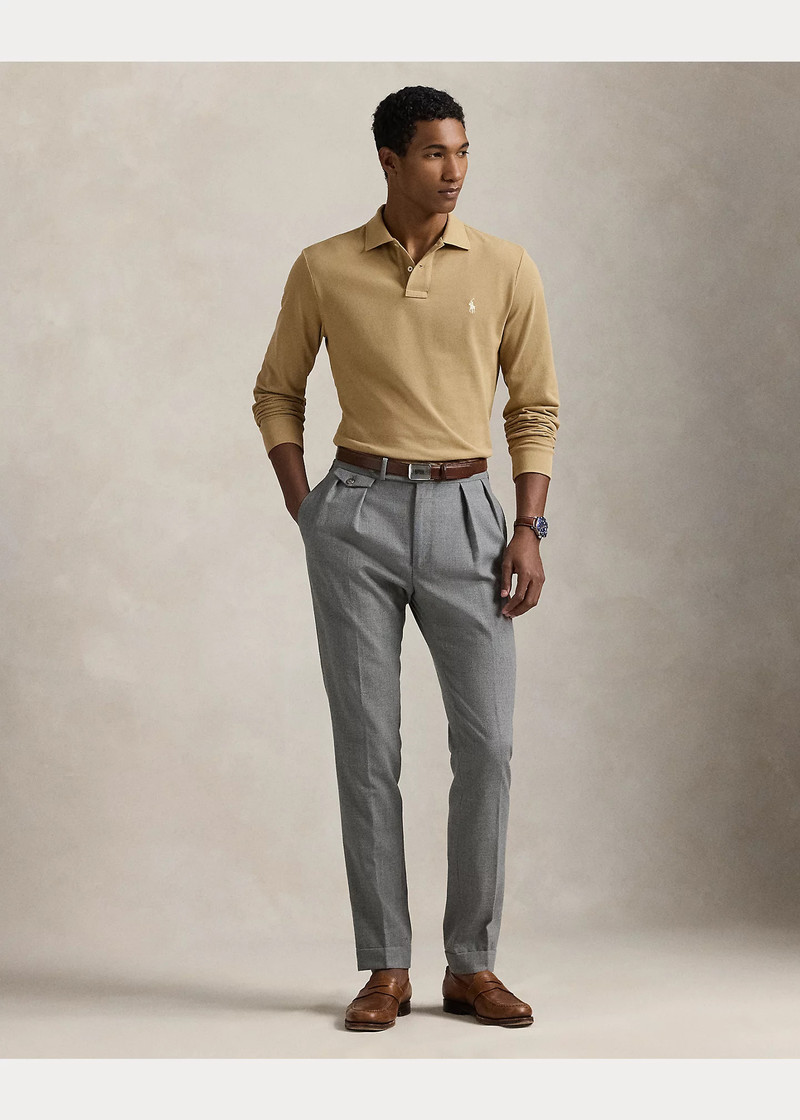 Mesh Long-Sleeve Polo Shirt – All Fits 3