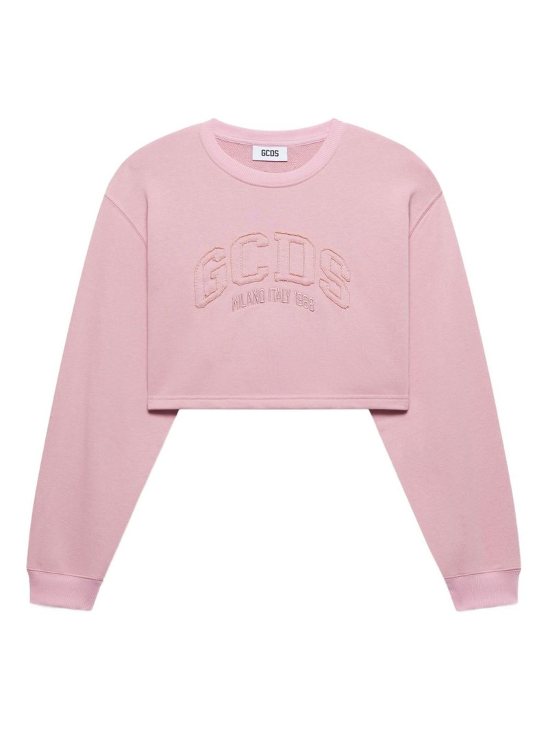 logo-embroidered T-shirt 1