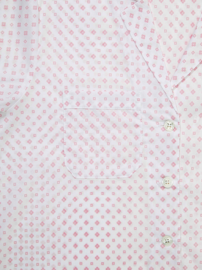 Women's Short Pyjamas Nelson 92 Cotton Batiste Pink - 8