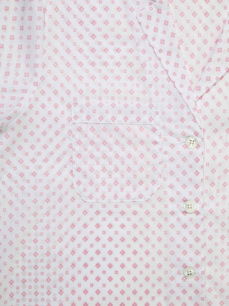 Women's Short Pyjamas Nelson 92 Cotton Batiste Pink - 8