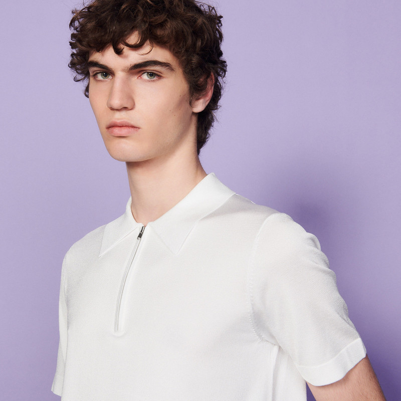 Sandro Knitted polo shirt outlook