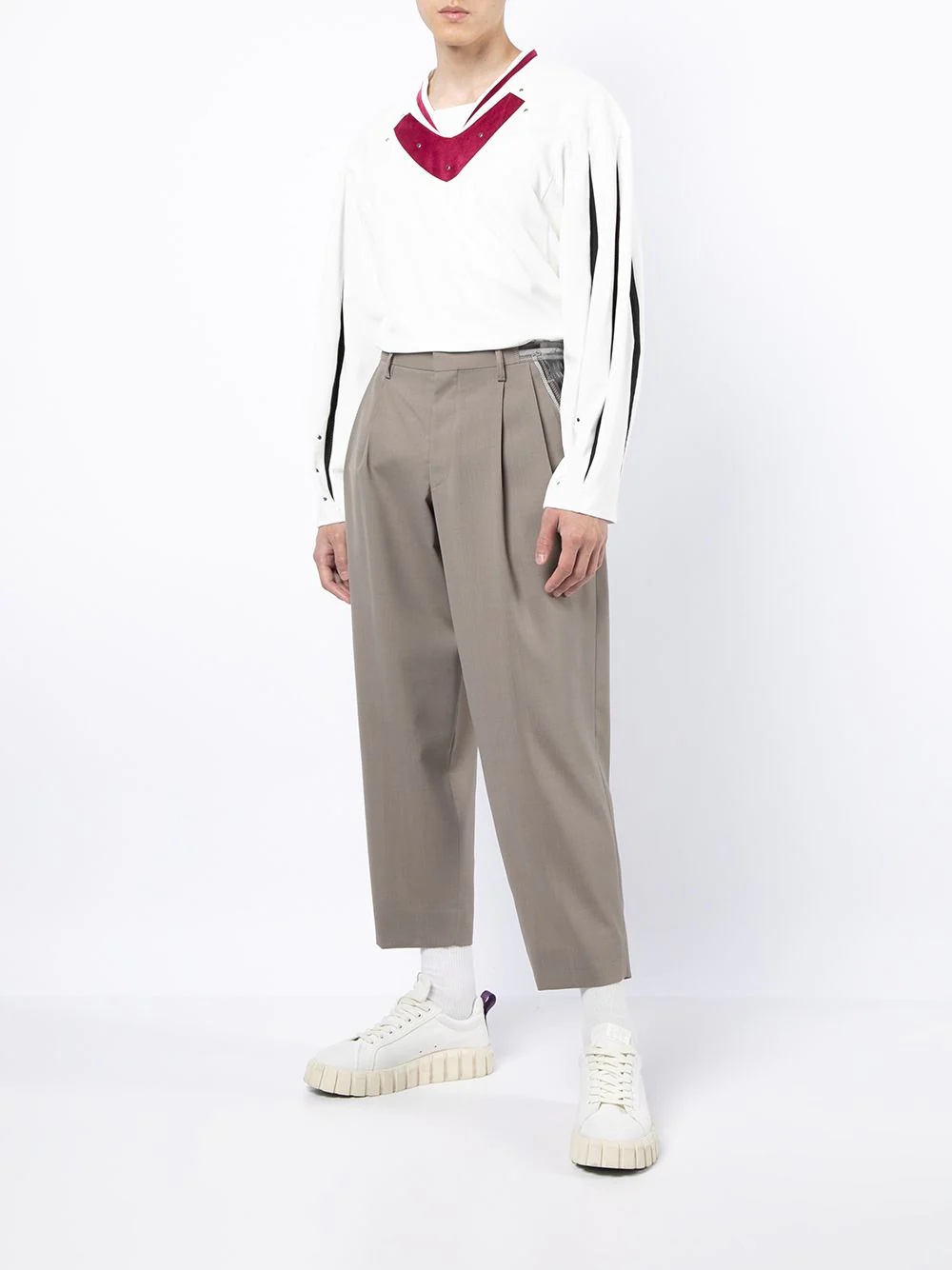 cropped tailored trousers - 2