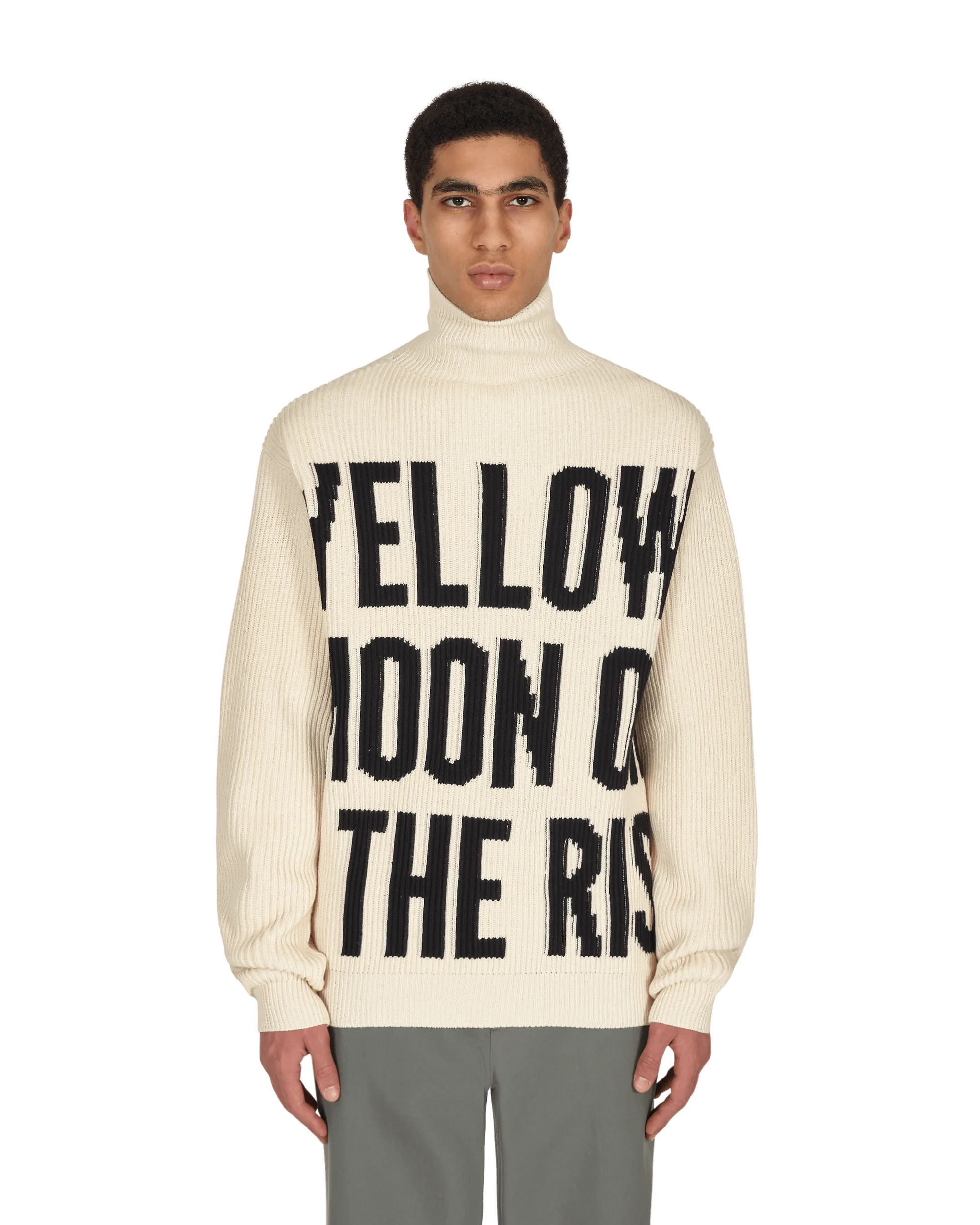 Turtleneck Sweater Beige - 1