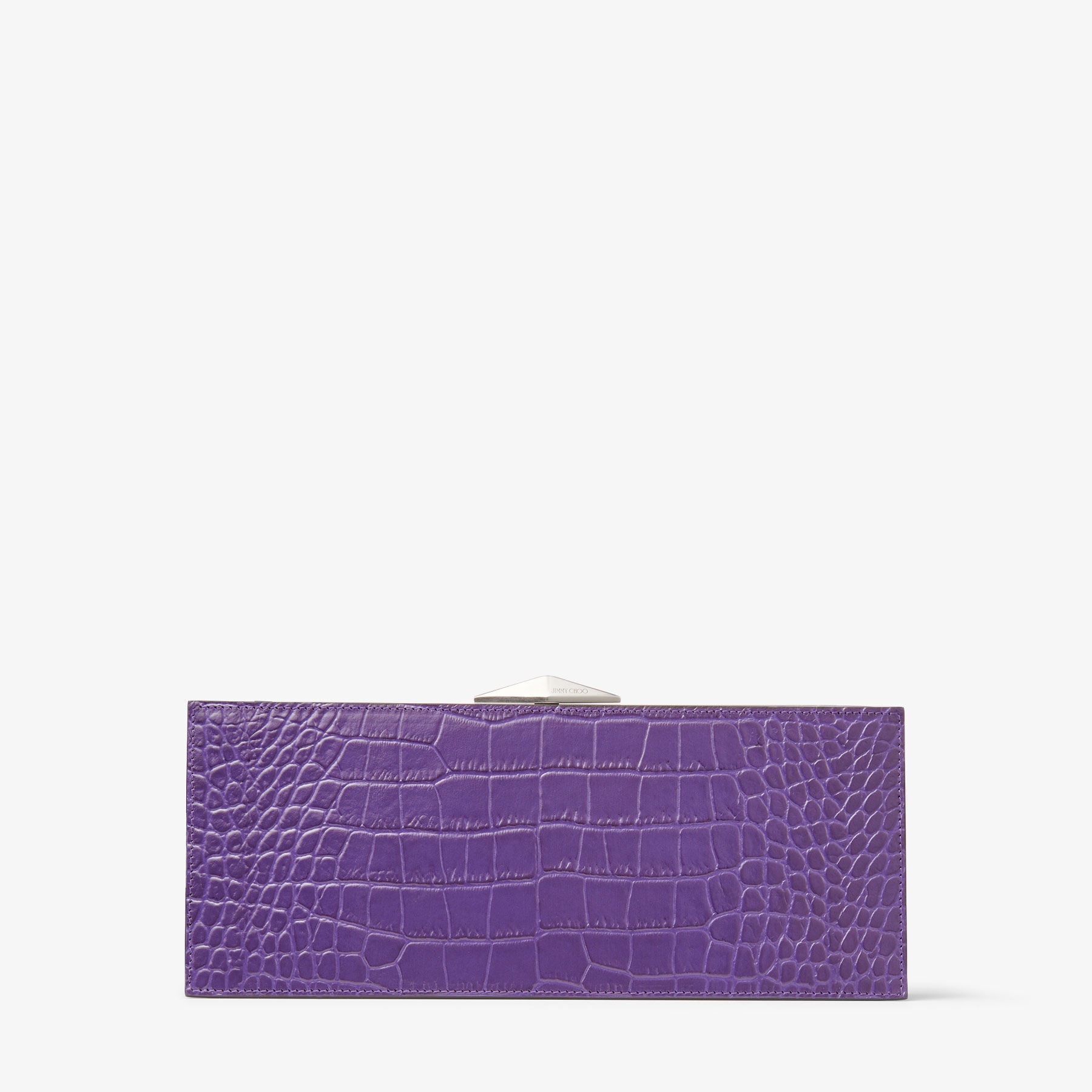 Diamond Cocktail
Cassis Croc-Embossed Leather Cocktail Clutch - 1