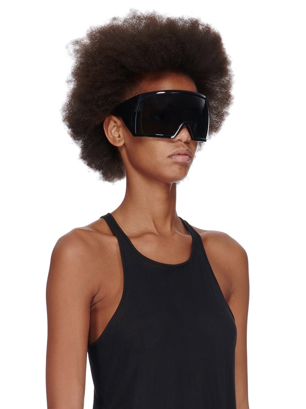 VIP【関税送料無料】希少 Rick Owens Kriester Sunglasses Kriester Sunglasses in Black/Black Lens – SVRN