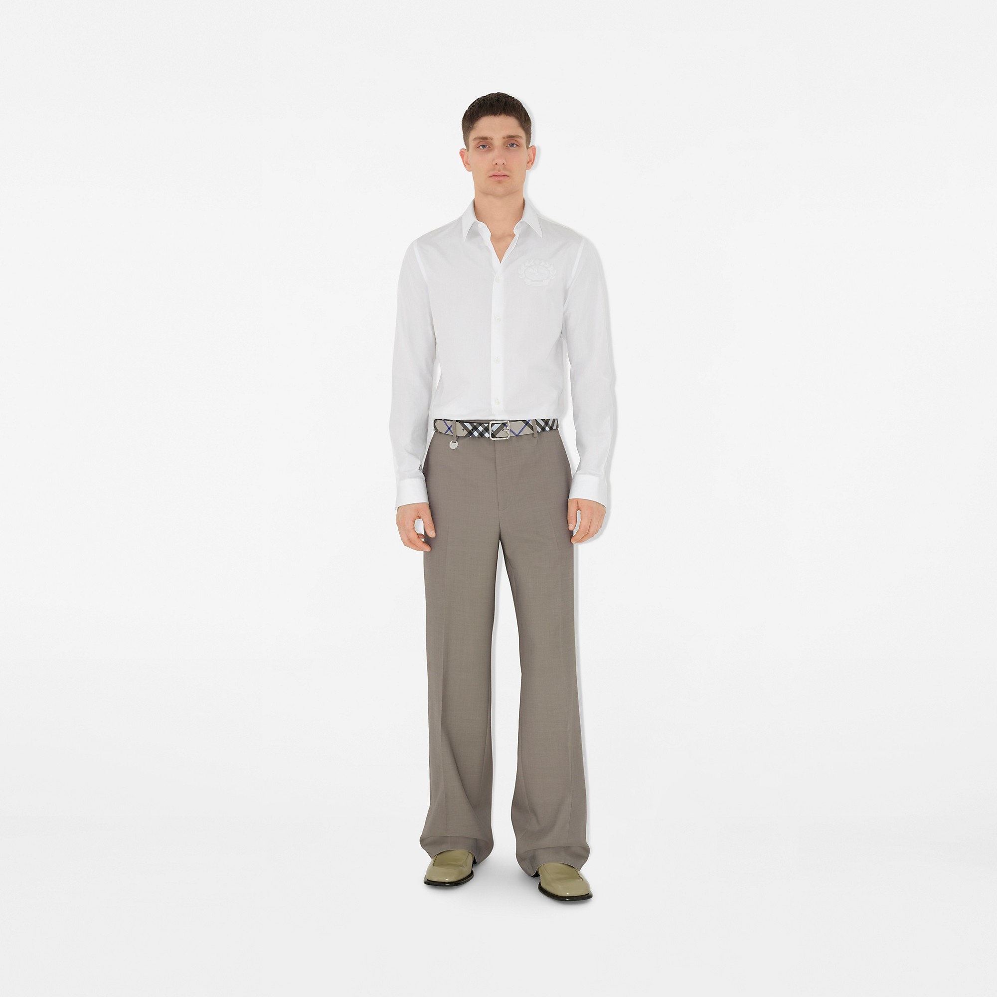 Reversible Check B Buckle Belt - 2