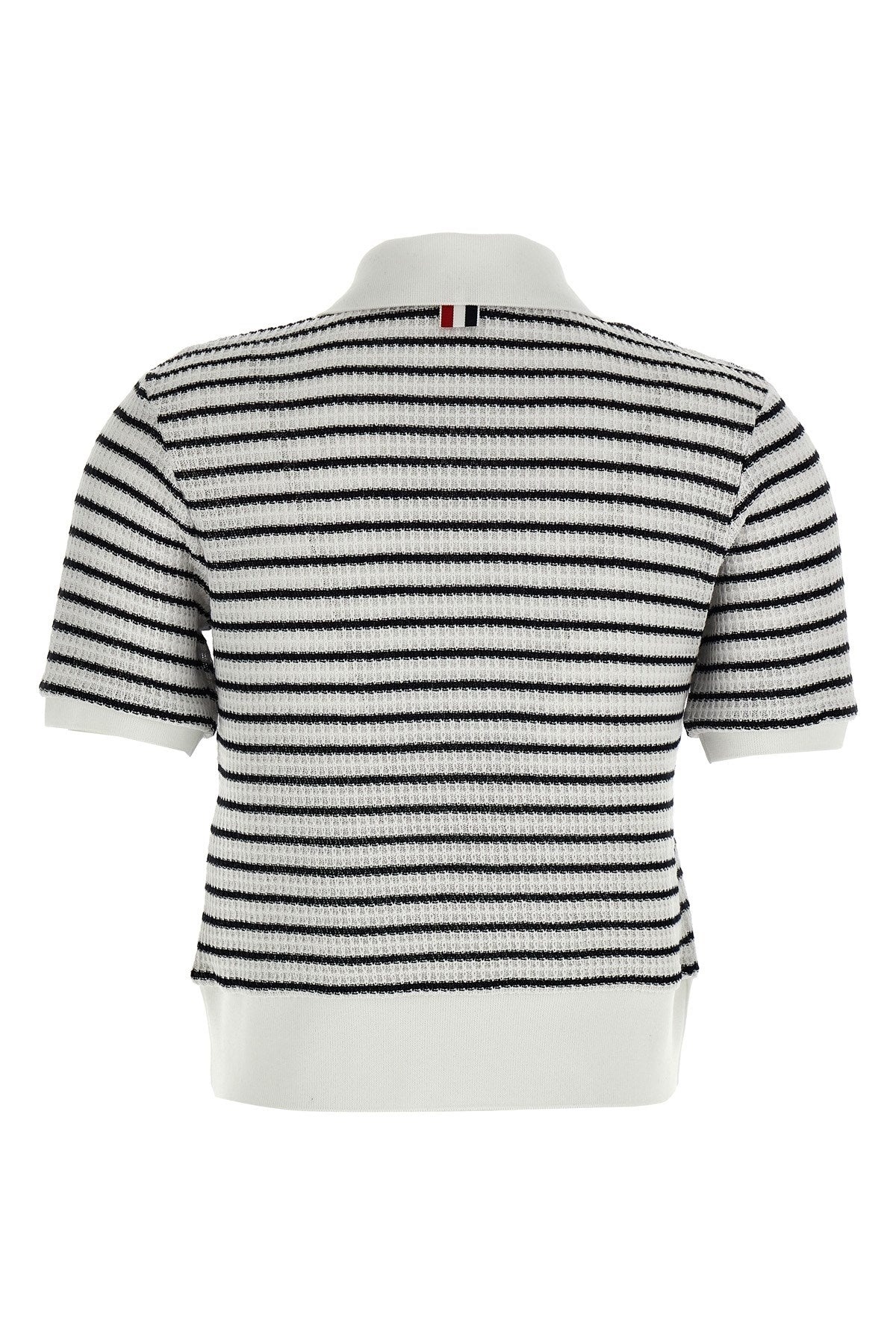 Thom Browne Women Striped Polo Shirt - 2