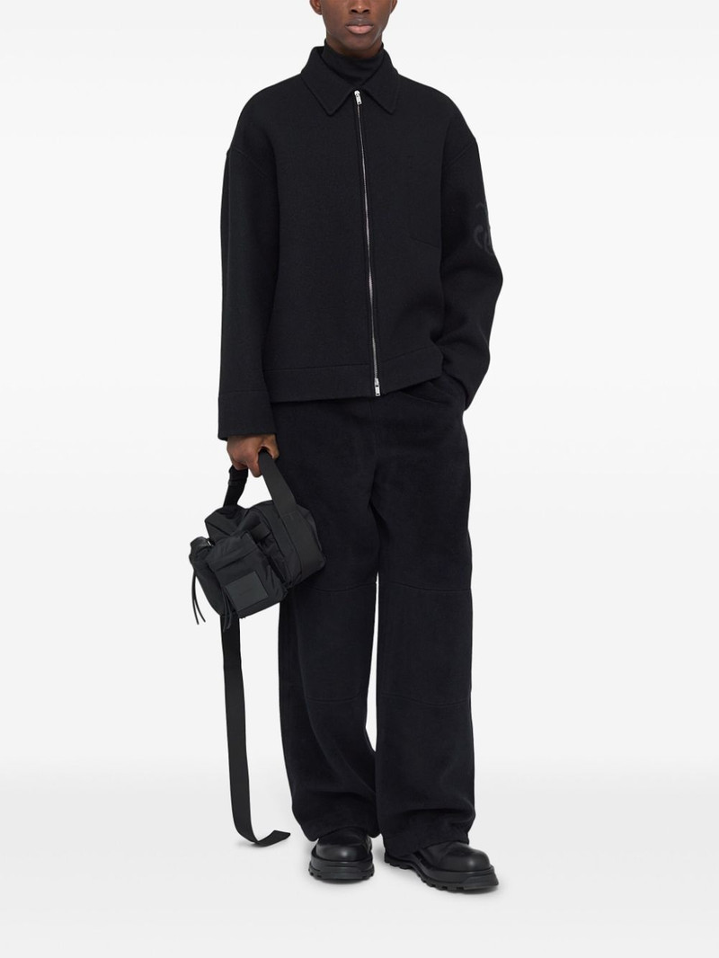 Jil Sander Outdoor canvas shoulder bag outlook