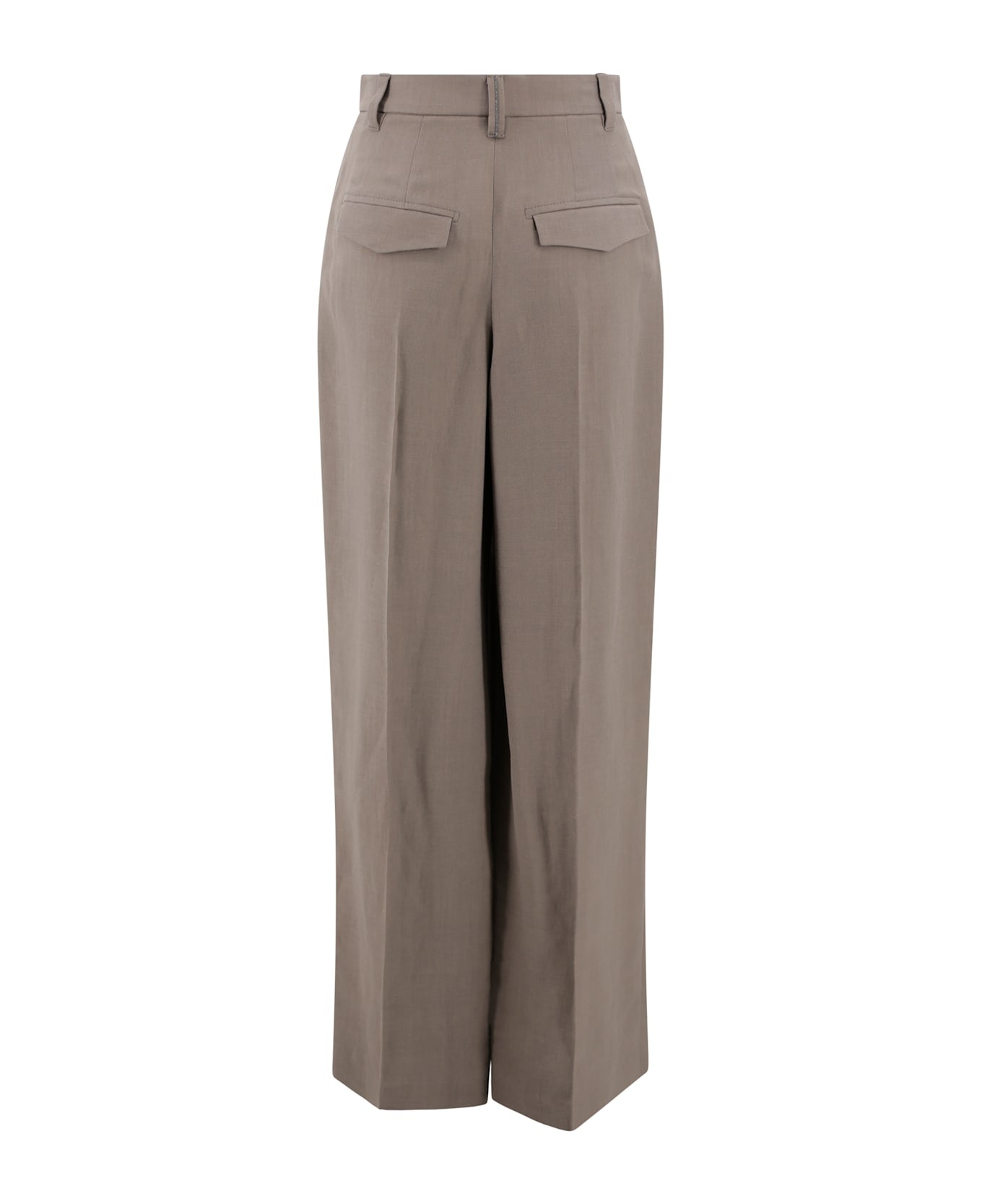 Tailored Pants In Organic Linen Blend - 3