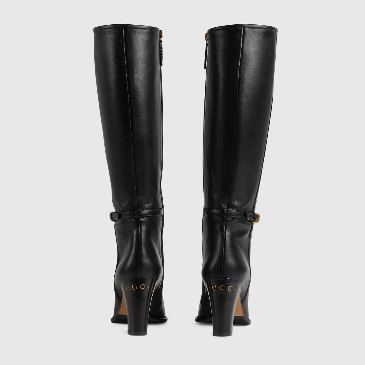 Women's knee-high boot with Gucci print - 4