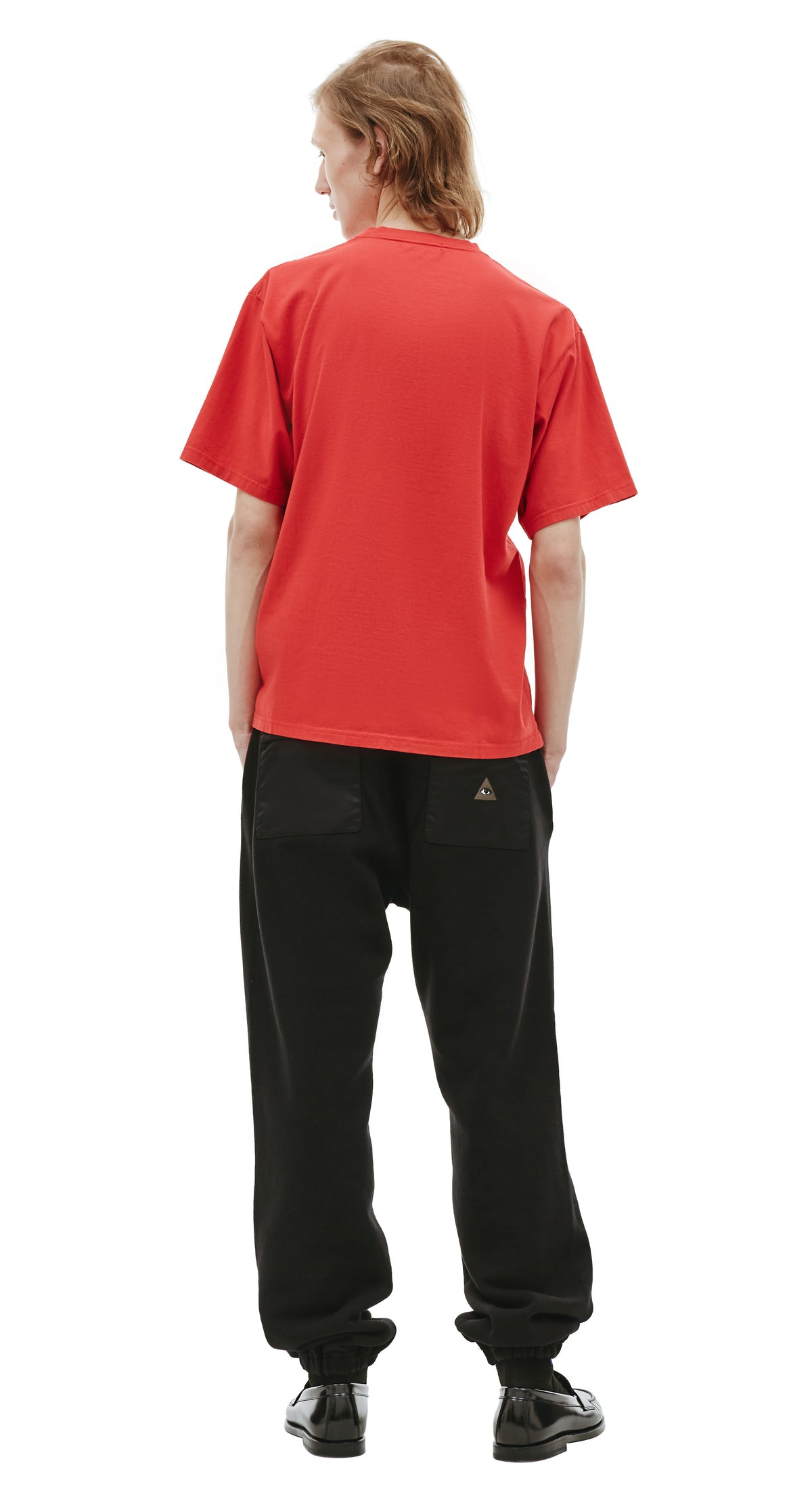 PEACE SIGN T-SHIRT IN RED - 2