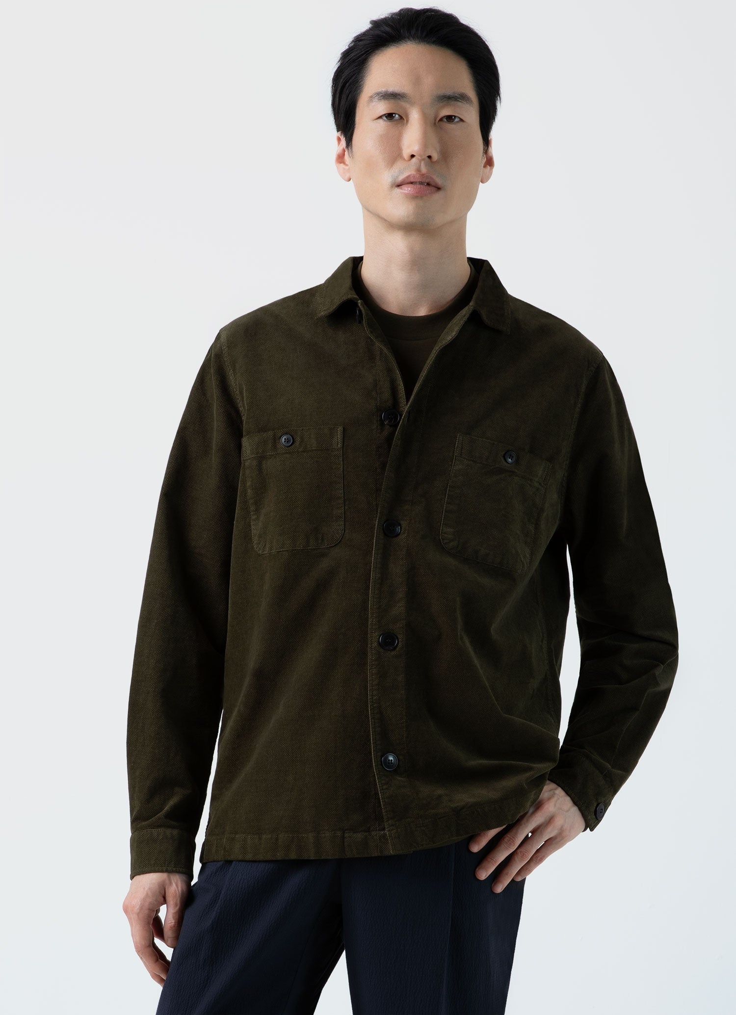Cellular Cord Overshirt - 2