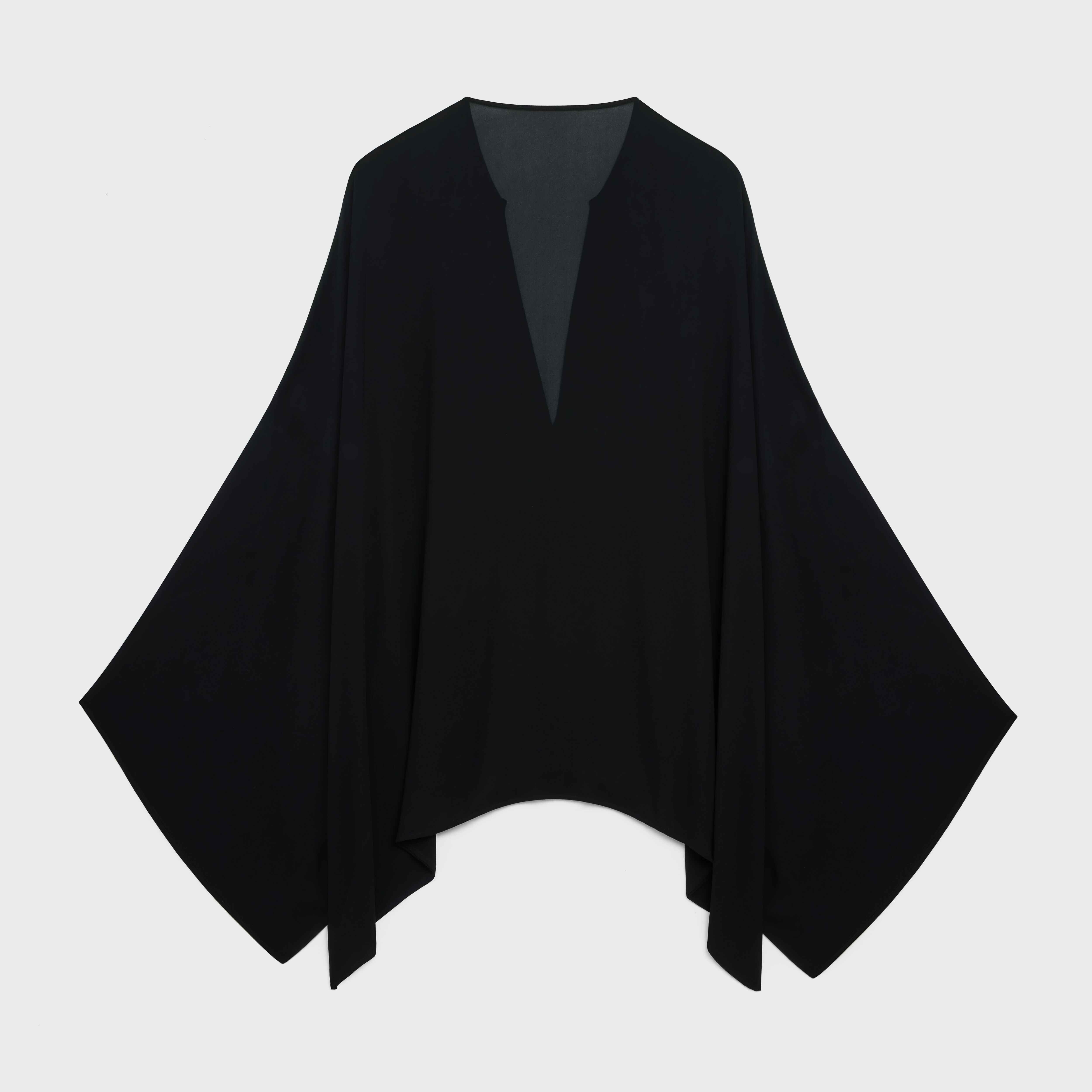 CAFTAN TUNIC IN VISCOSE GEORGETTE - 2