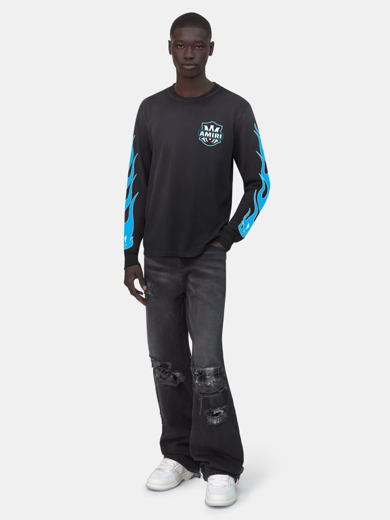 AMIRI AMIRI EAGLE FLAMES LONG SLEEVE TEE outlook