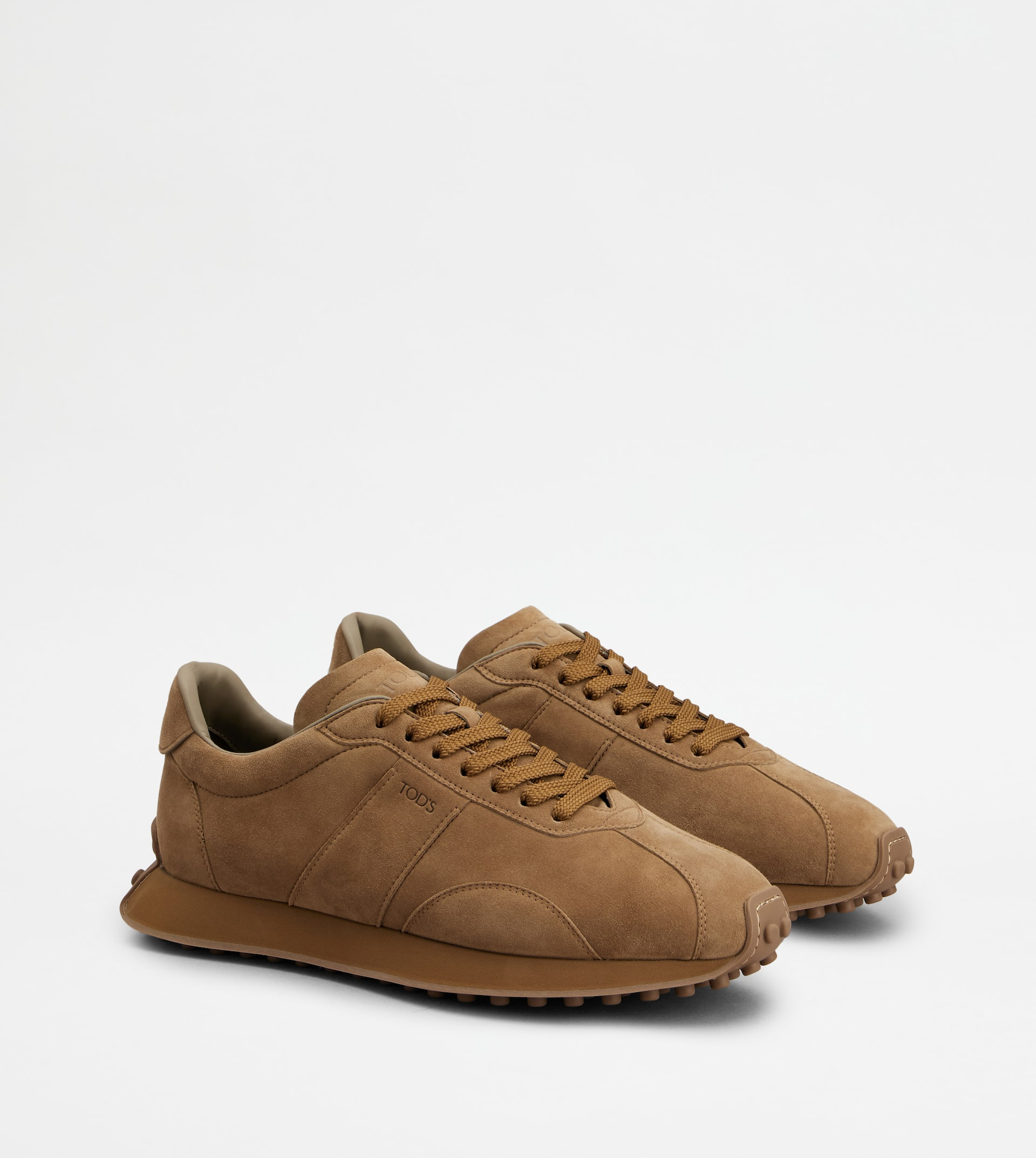 T VINTAGE SNEAKERS IN PASHMY SUEDE - BROWN - 2
