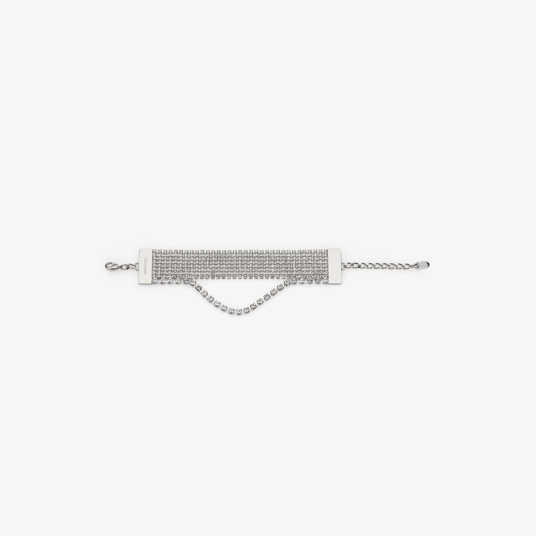 Saeda Bracelet
Silver-Finish Crystal Mesh Bracelet - 5