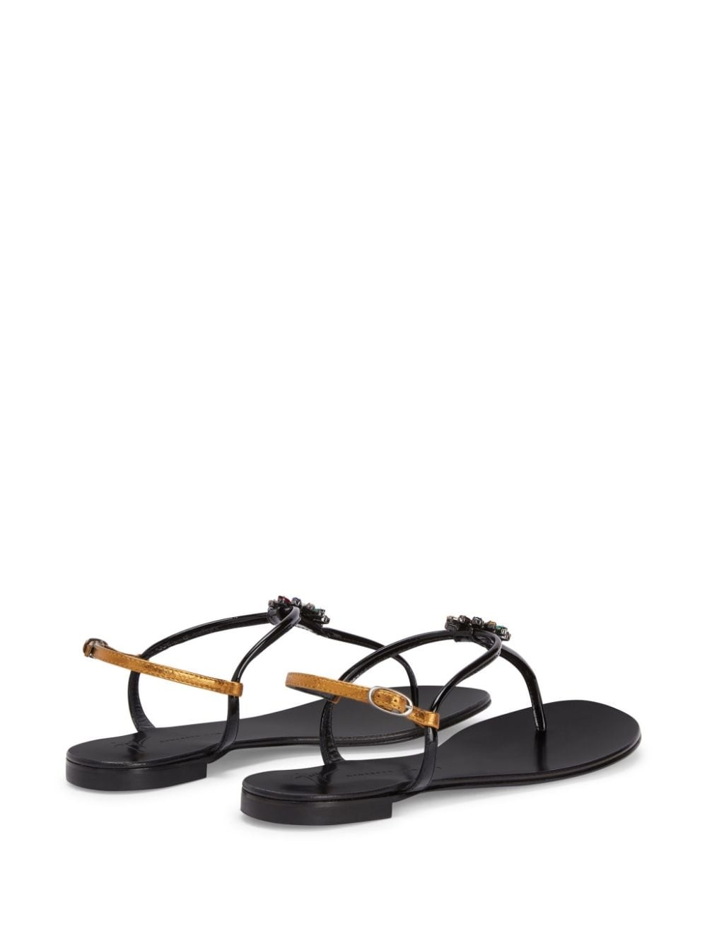 Noussa floral-appliquÃ© sandals - 3