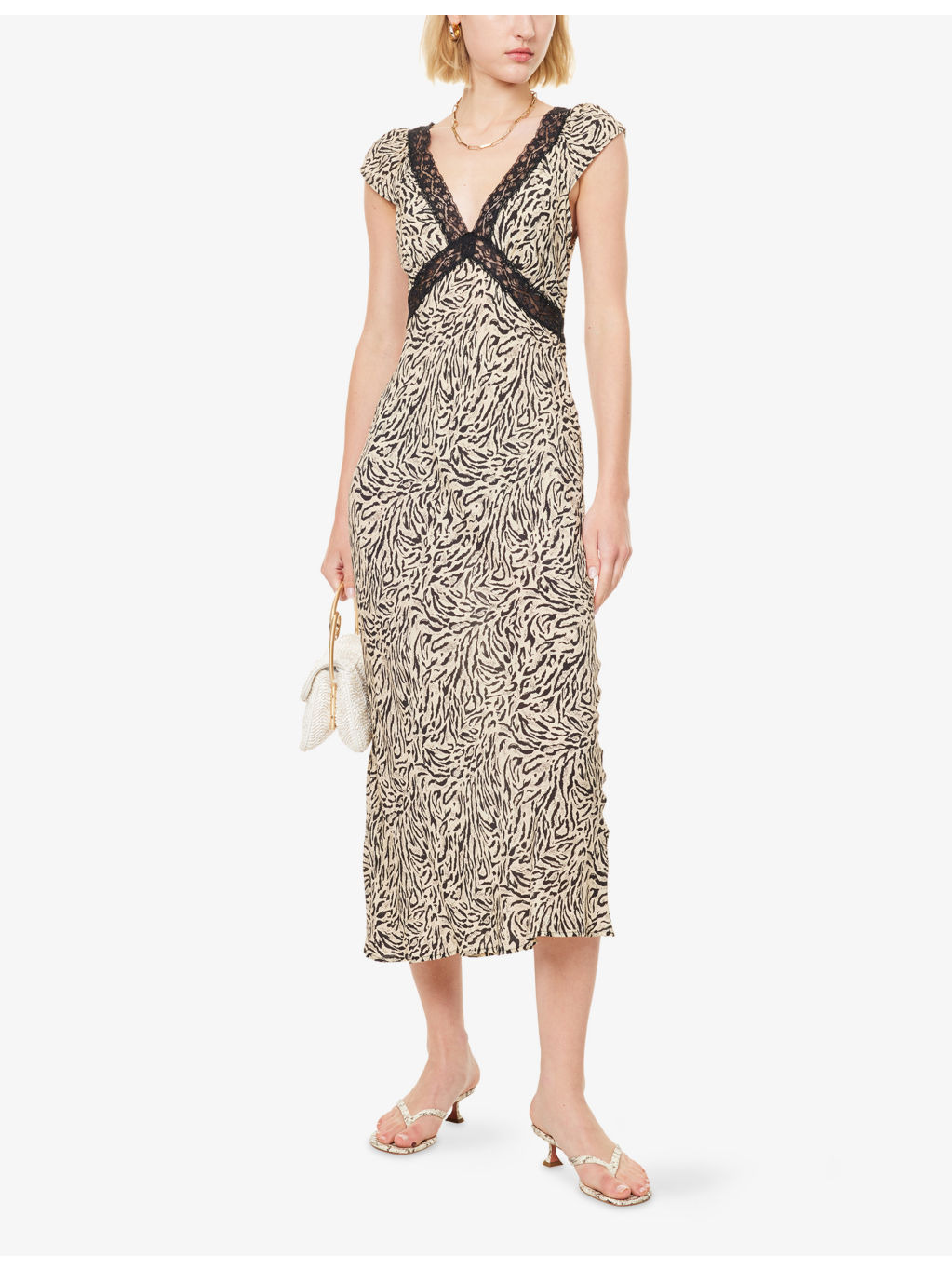 Iggy Leopard-Print Woven Midi Dress - 2
