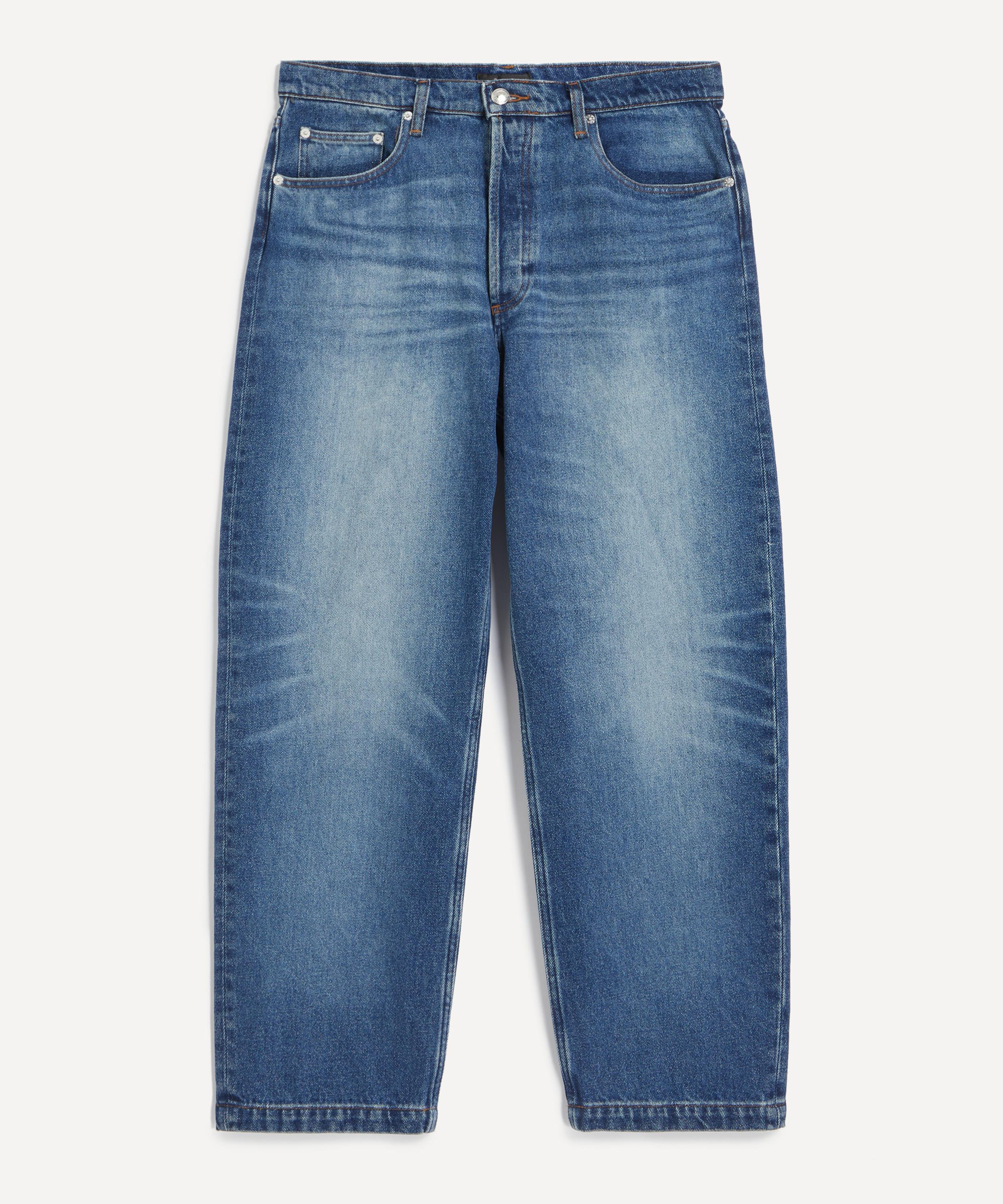 Achille Straight-Leg Stonewashed Jeans - 1
