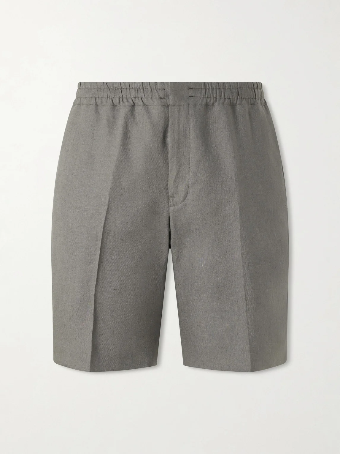 Oasi Straight-Leg Linen Shorts - 1