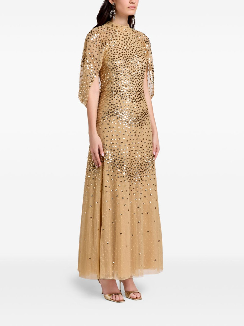 sequin-embellished midi dress 1