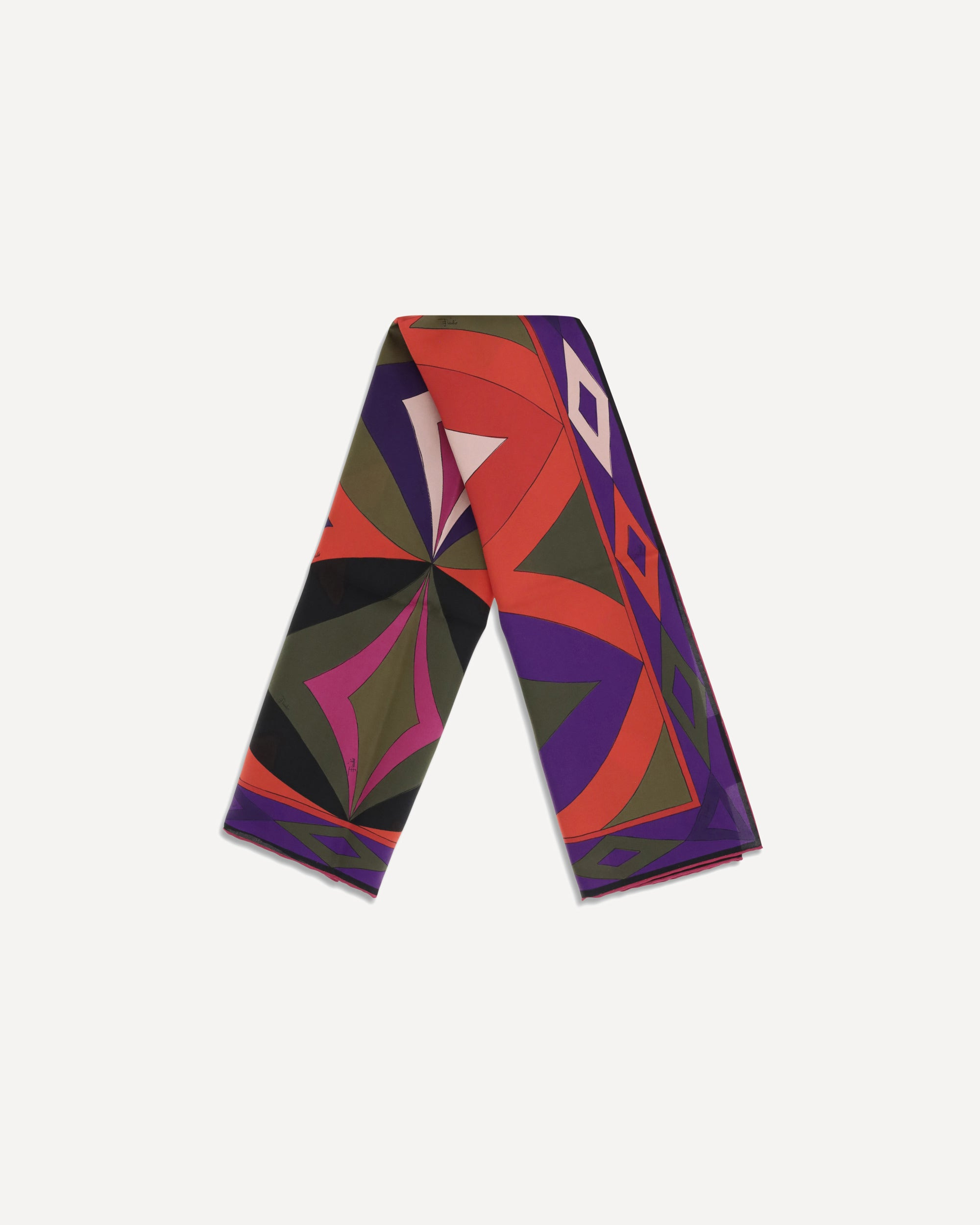 Printed silk Scarf - 2