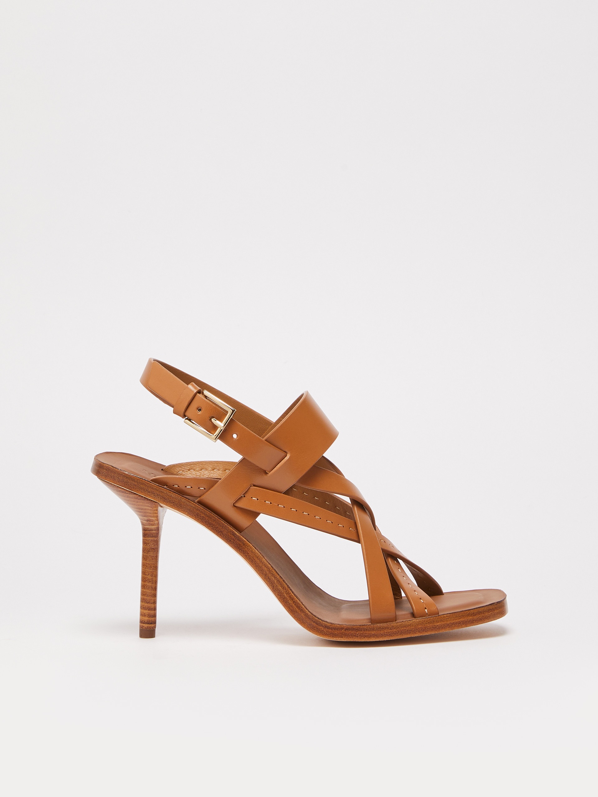 SEAMHIGHSANDAL Leather cage sandals - 1