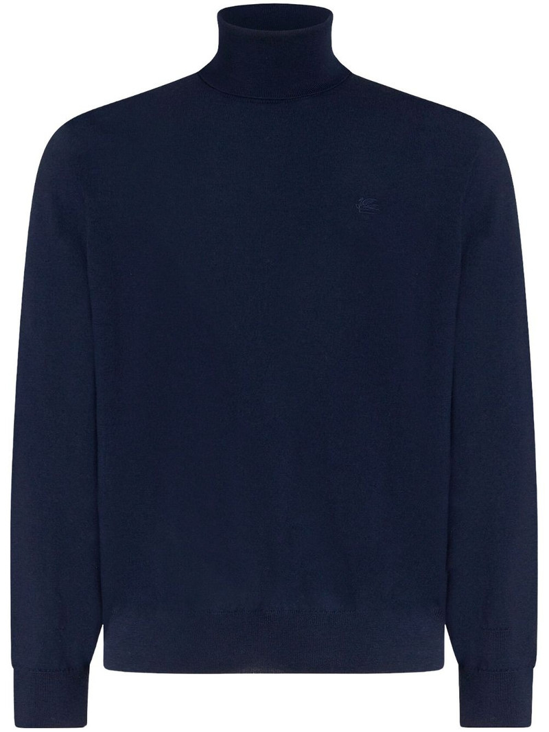 roll-neck virgin wool jumper 1