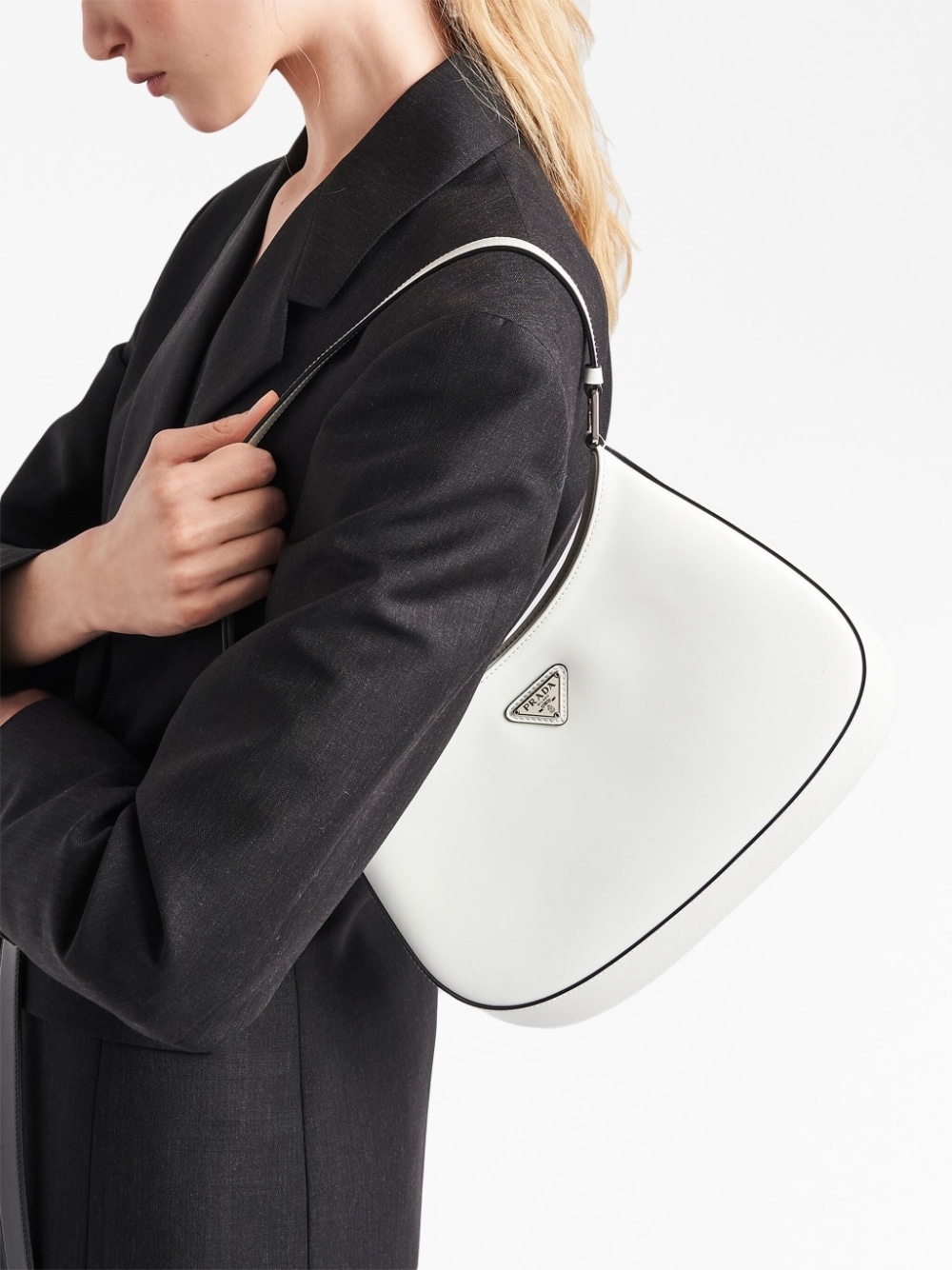 Cleo brushed leather shoulder bag - 3