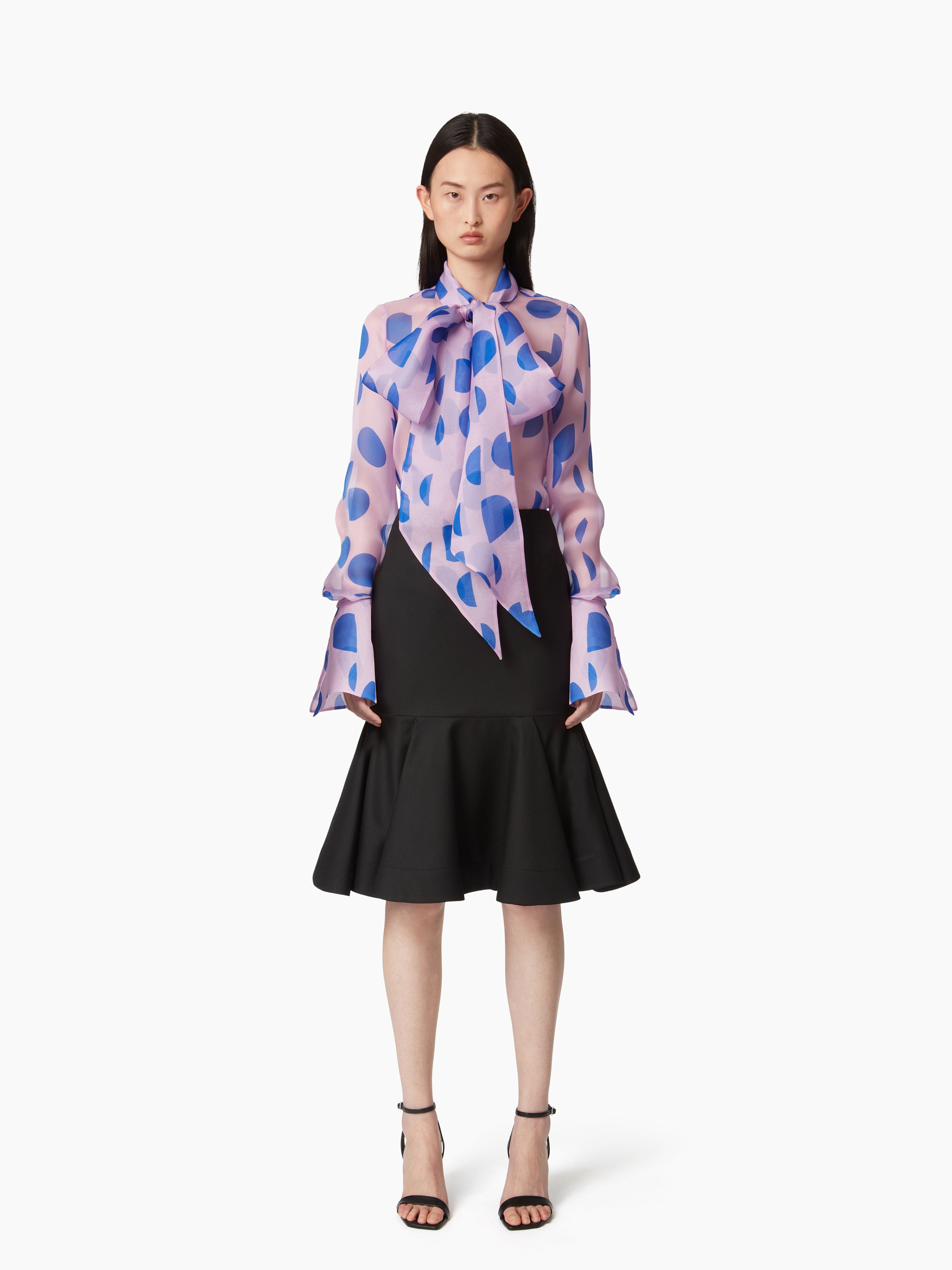PEPLUM MIDI SKIRT - 1