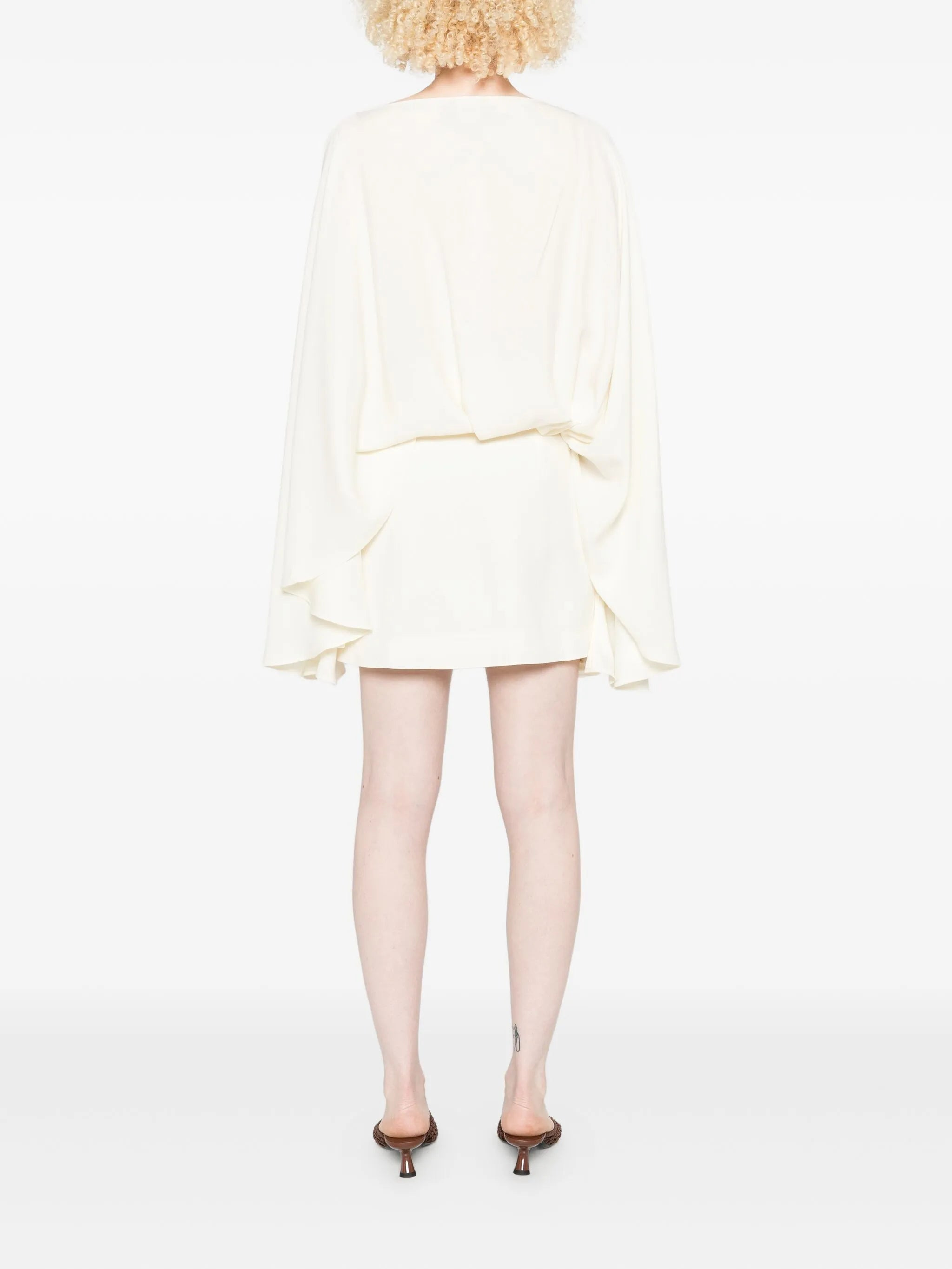 Taller Marmo Eolia Draped-layer Mini Dress - 3