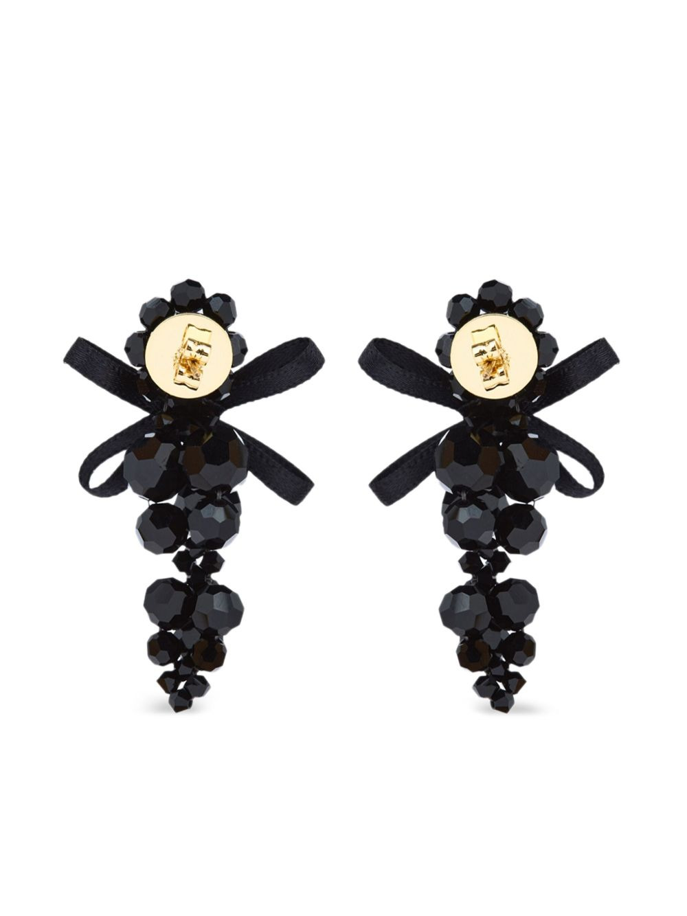 petite bow earrings - 2