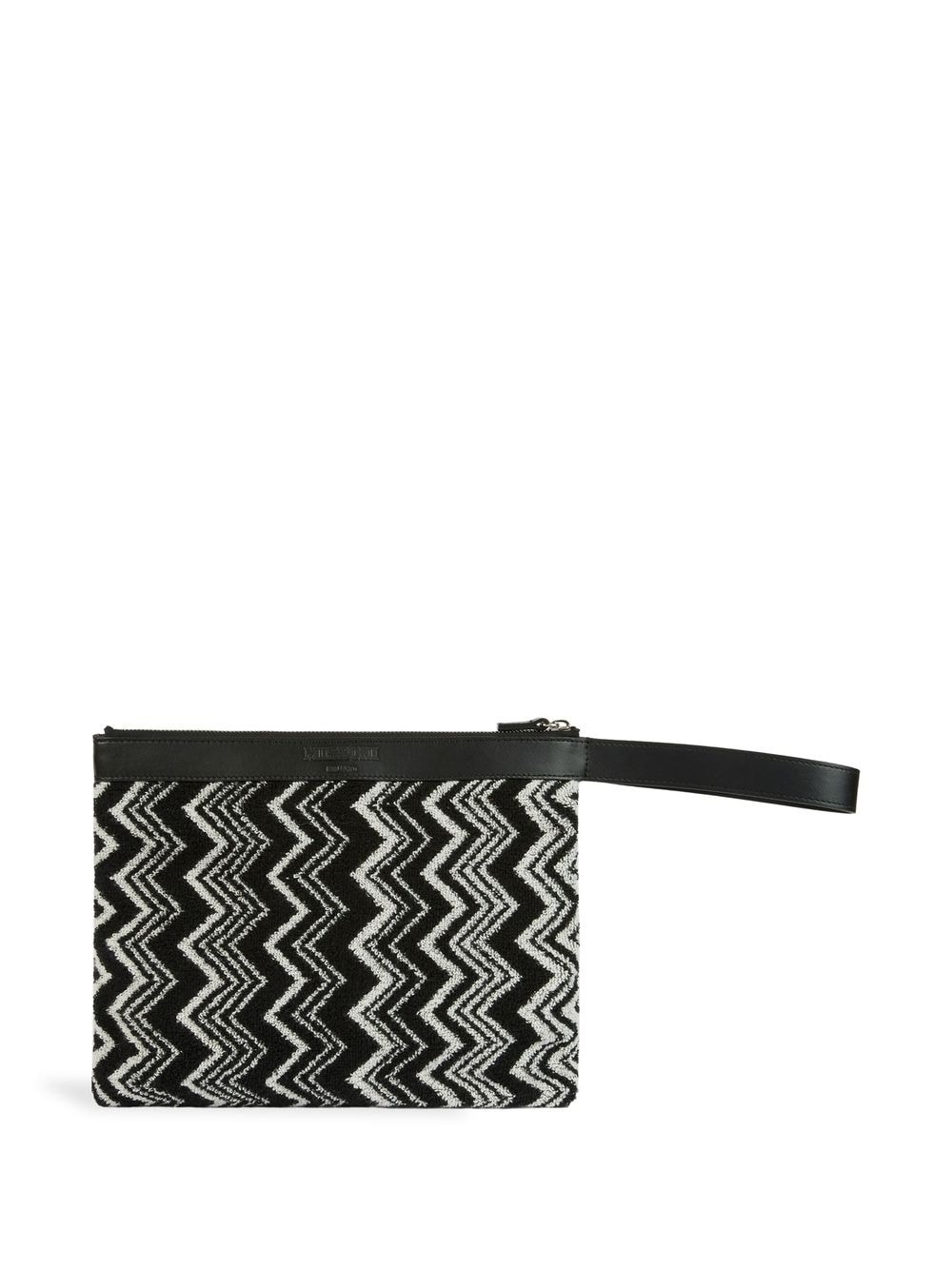 Keith zigzag-pattern pouch - 2