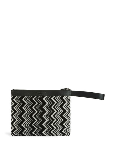 Missoni Keith zigzag-pattern pouch outlook
