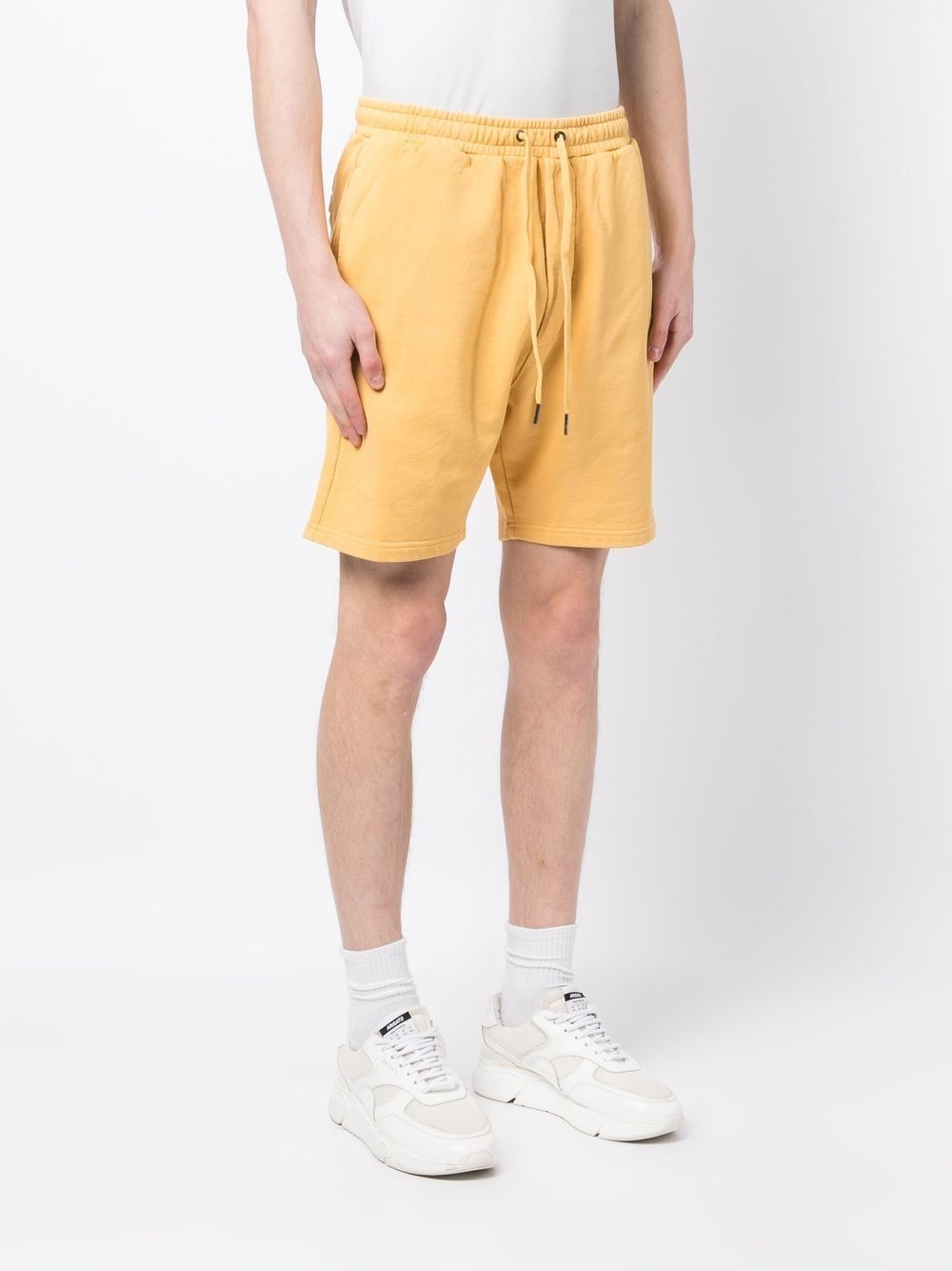 jersey-knit drawstring shorts - 3