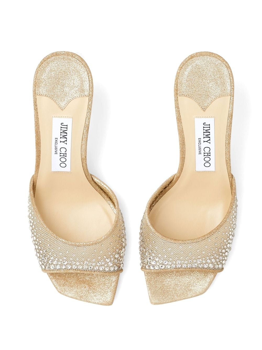 Val 70mm crystal-embellished mules - 4