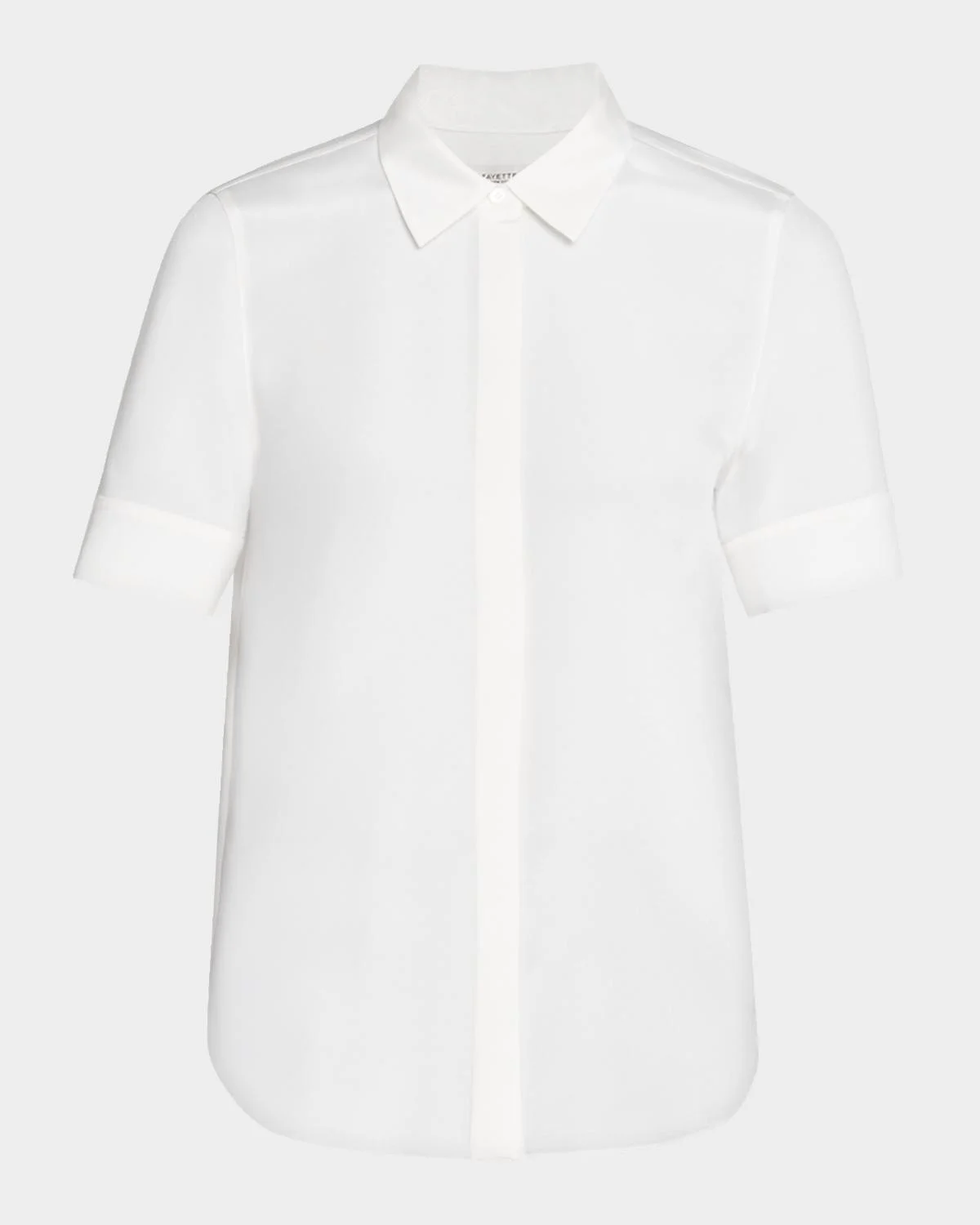 Scottie Button-Down Cotton Blouse - 1